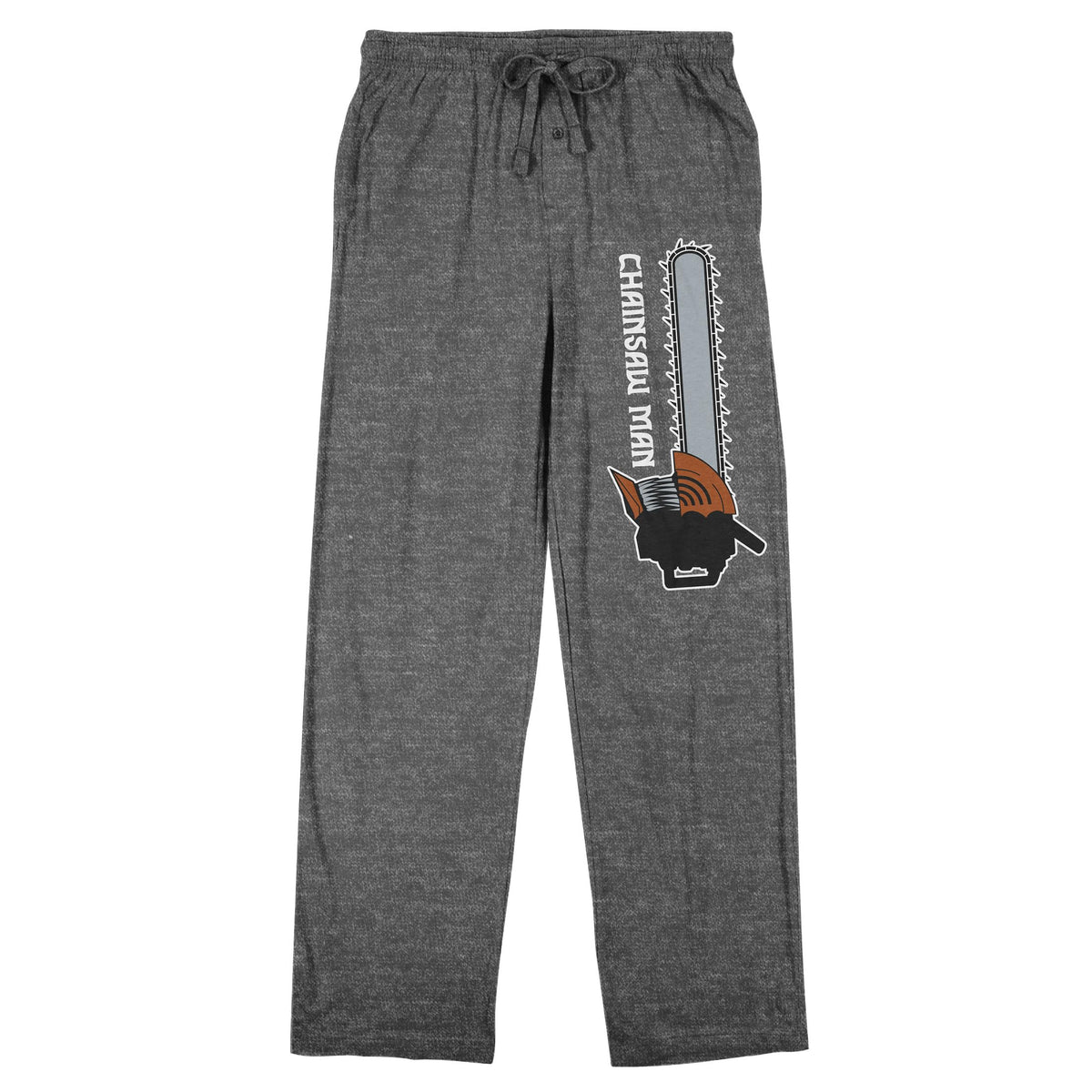 Chainsaw Man Men's Heather Gray Sleep Pajama Pants