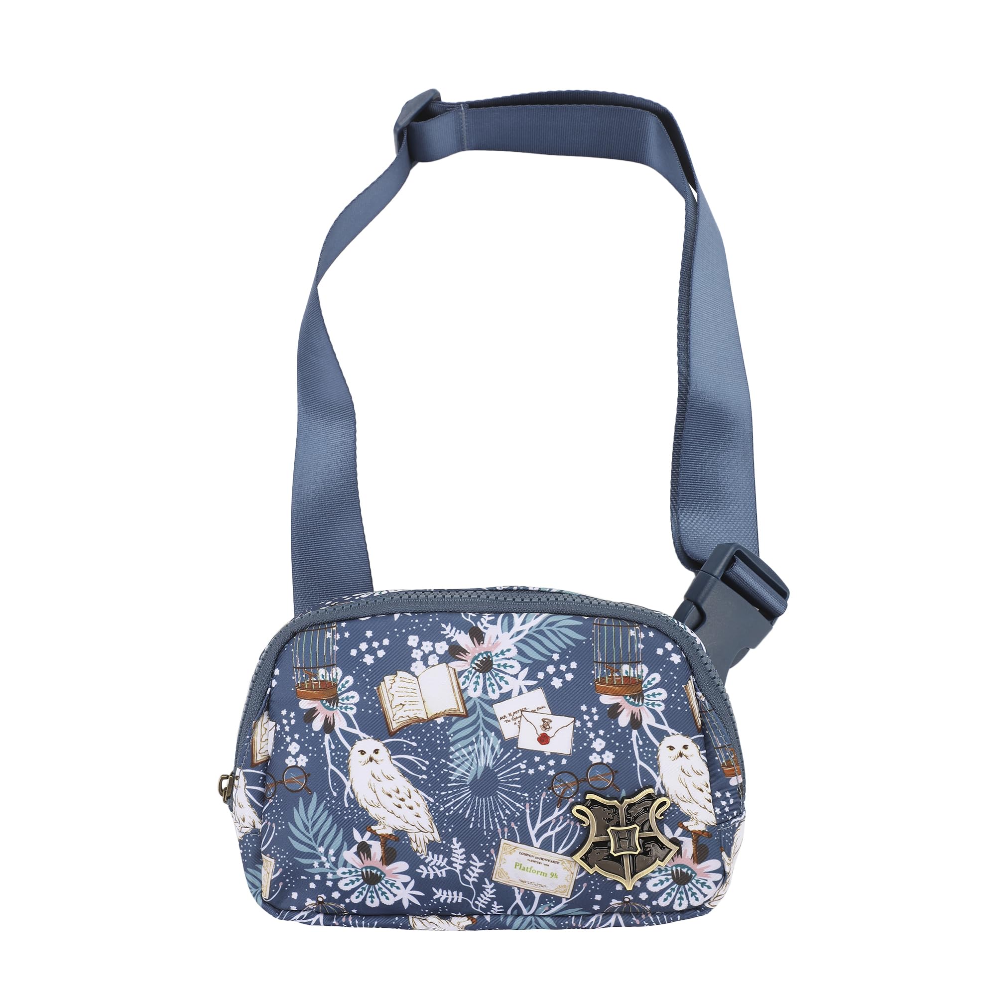 Harry Potter Hedwig & Hogwarts Letter AOP Adult Fanny Pack Sling Bag