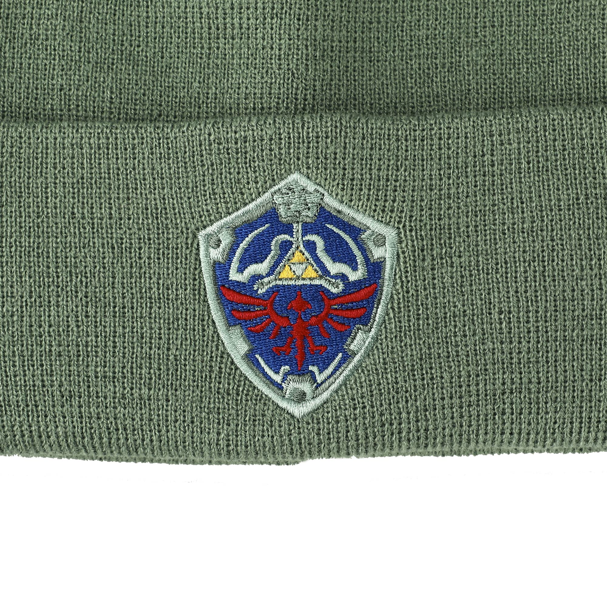 The Legend Of Zelda Hylian Shield Green Cuff Beanie