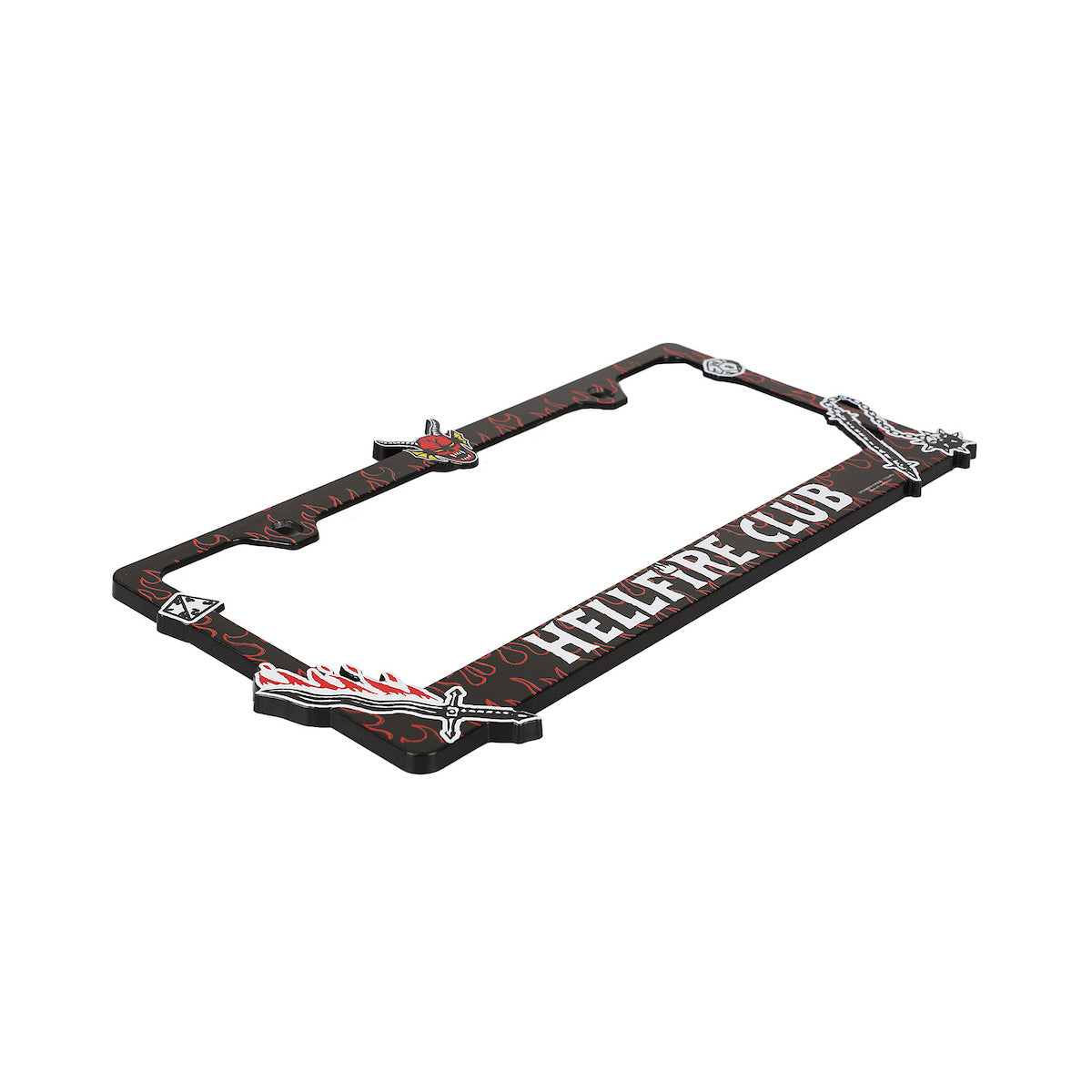 Stranger Things Hellfire Club Plastic License Plate Frame