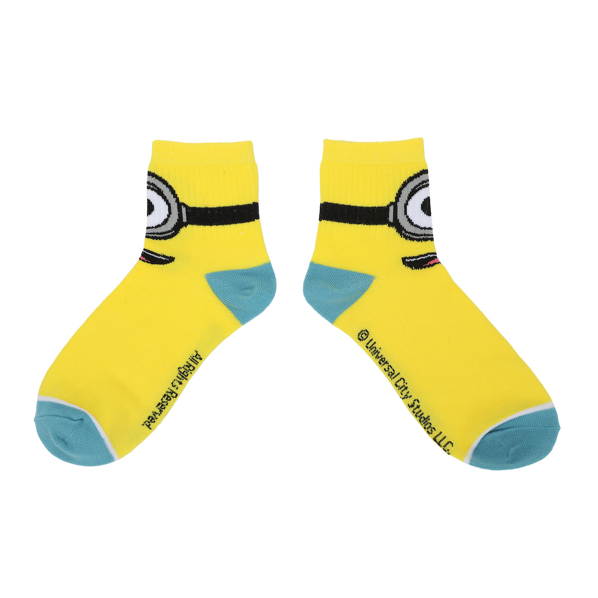 Minions Adult Quarter Crew Ankle Socks - 3-Pack of Playful Despicable Delights!