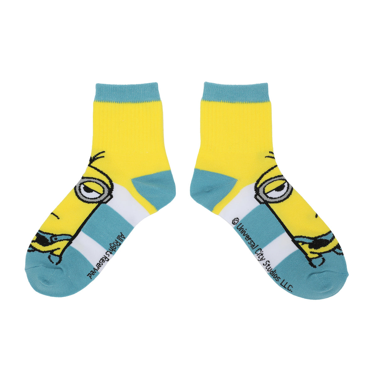Minions Adult Quarter Crew Ankle Socks - 3-Pack of Playful Despicable Delights!