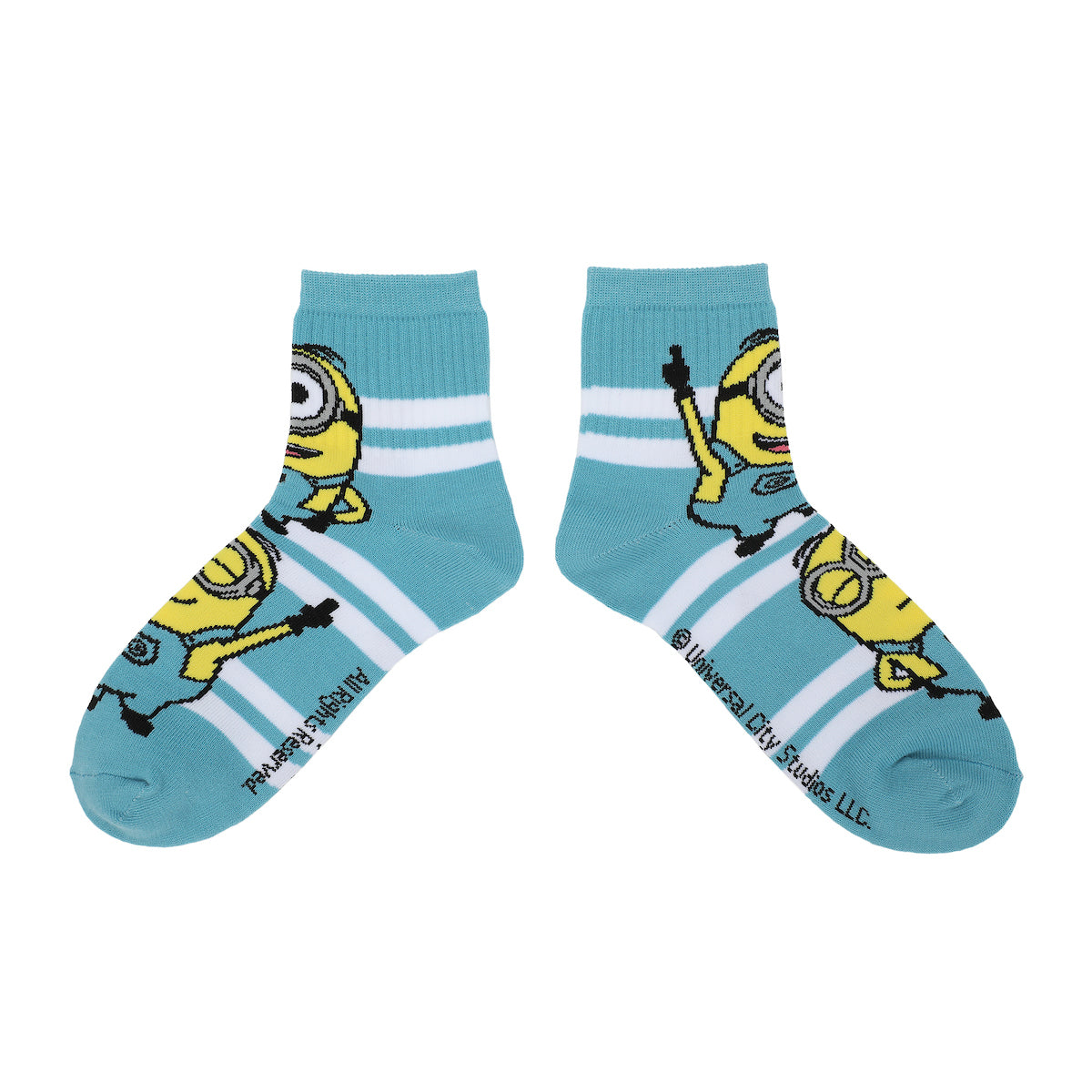 Minions Adult Quarter Crew Ankle Socks - 3-Pack of Playful Despicable Delights!