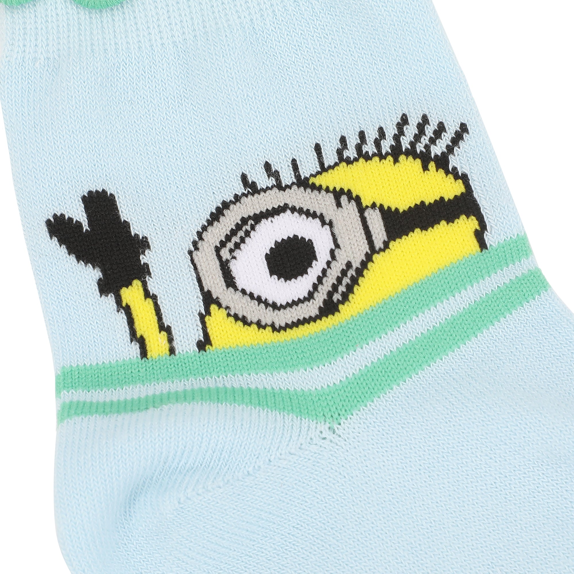 Minions Minions Peekaboo Womens Casual Quarter Crews 3 pack