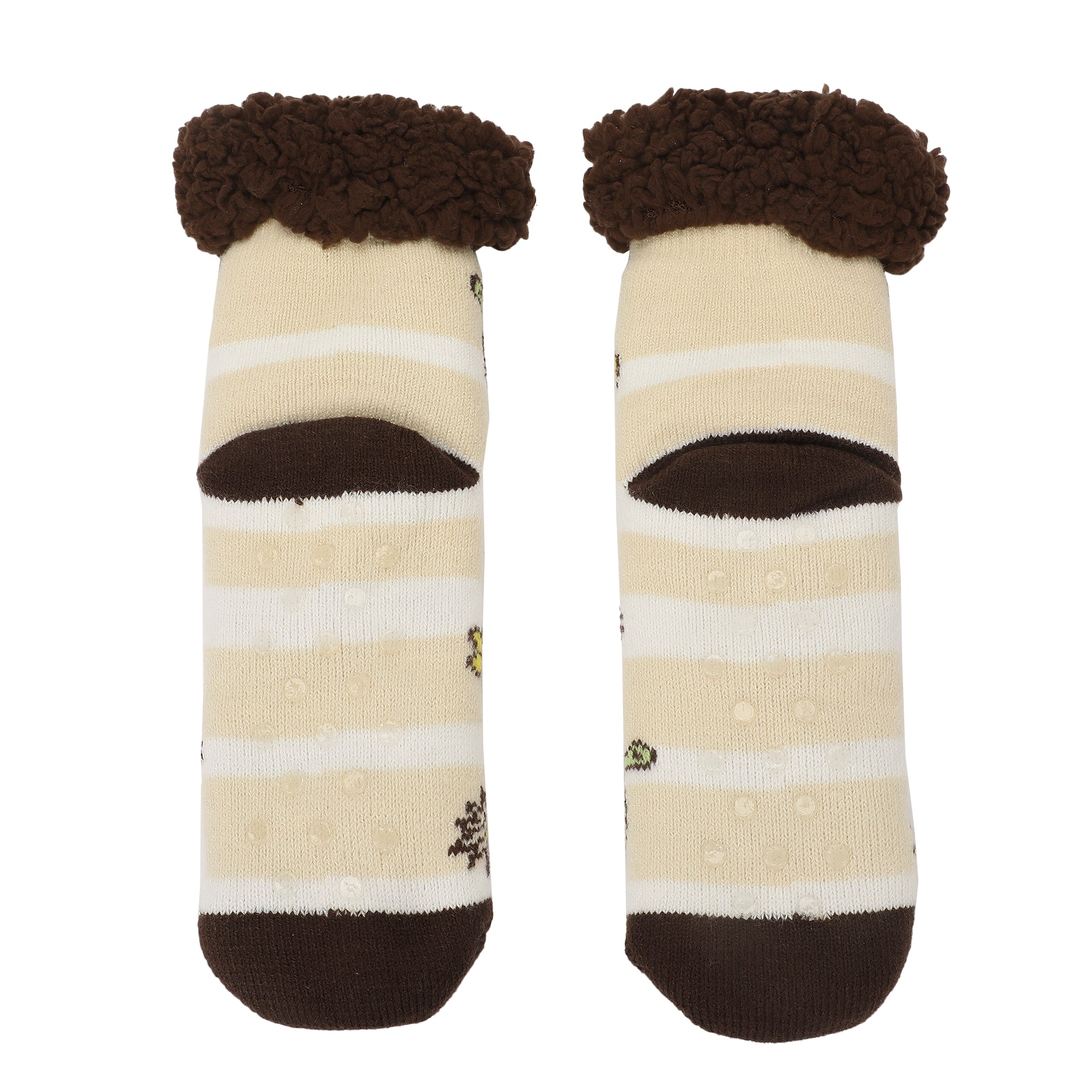 Shrek Womens Shrek & Donkey With Flowers Women's Quarter Cozy Socks