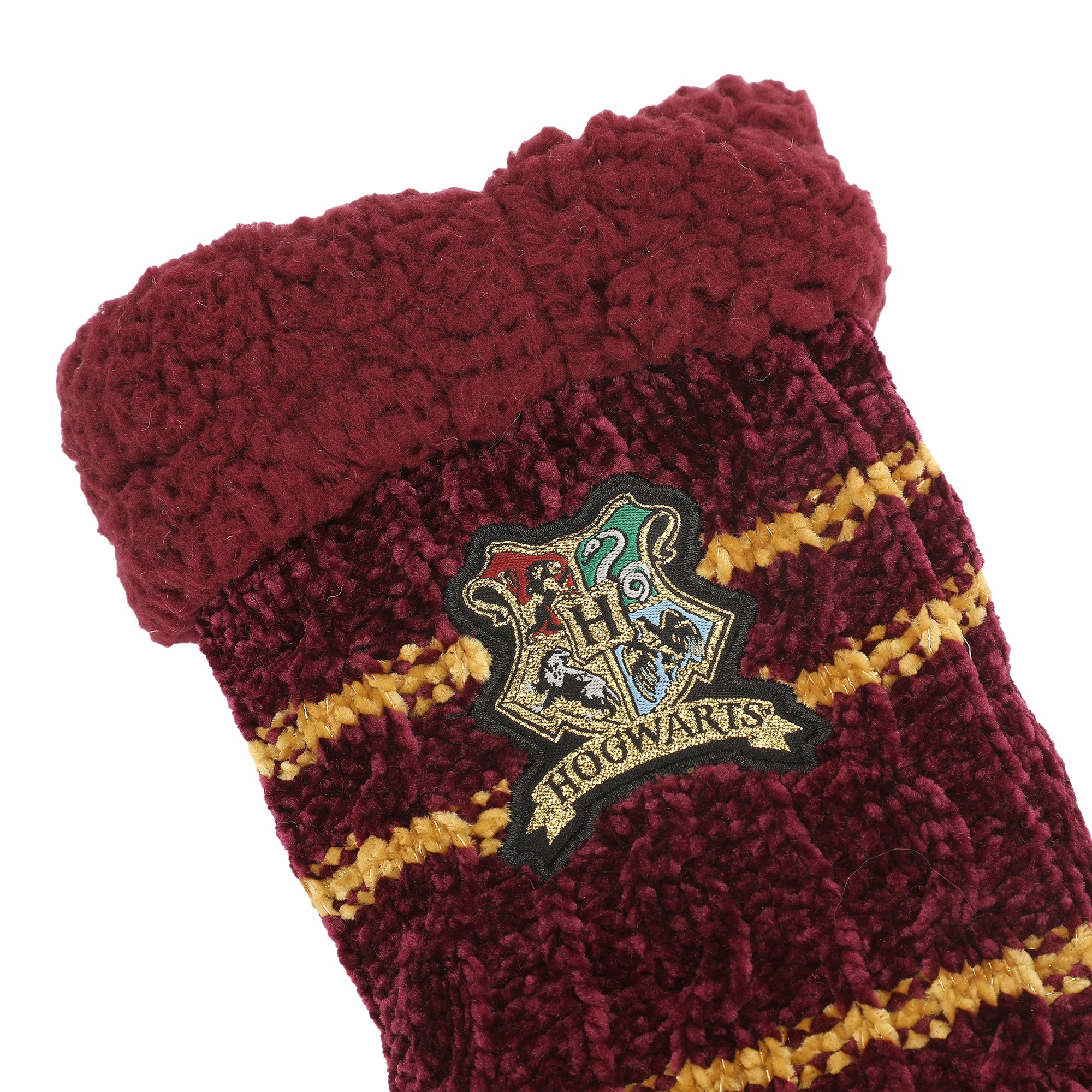 Harry Potter Womens Faux Lined Quarter Crew Cozy Socks