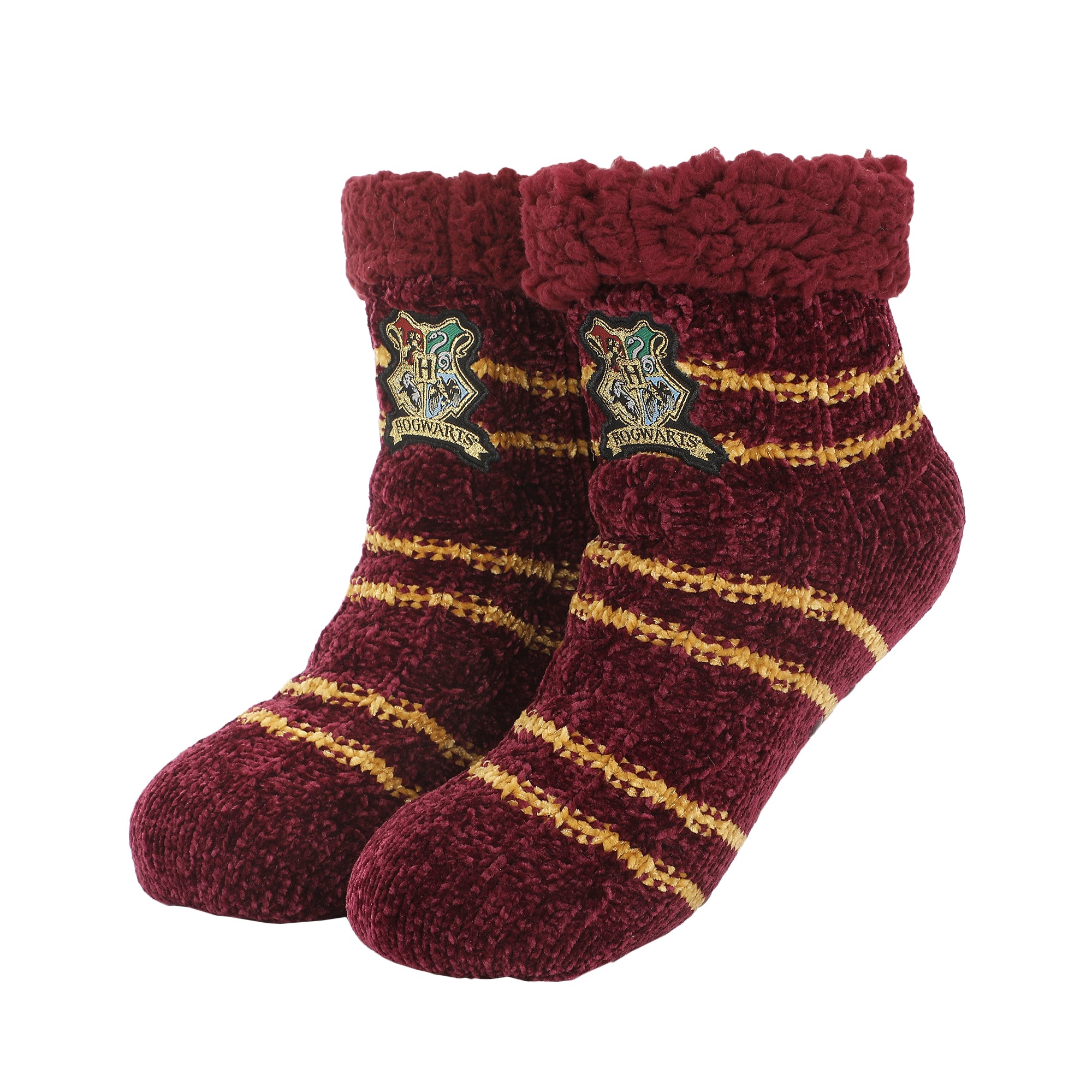 Harry Potter Womens Faux Lined Quarter Crew Cozy Socks