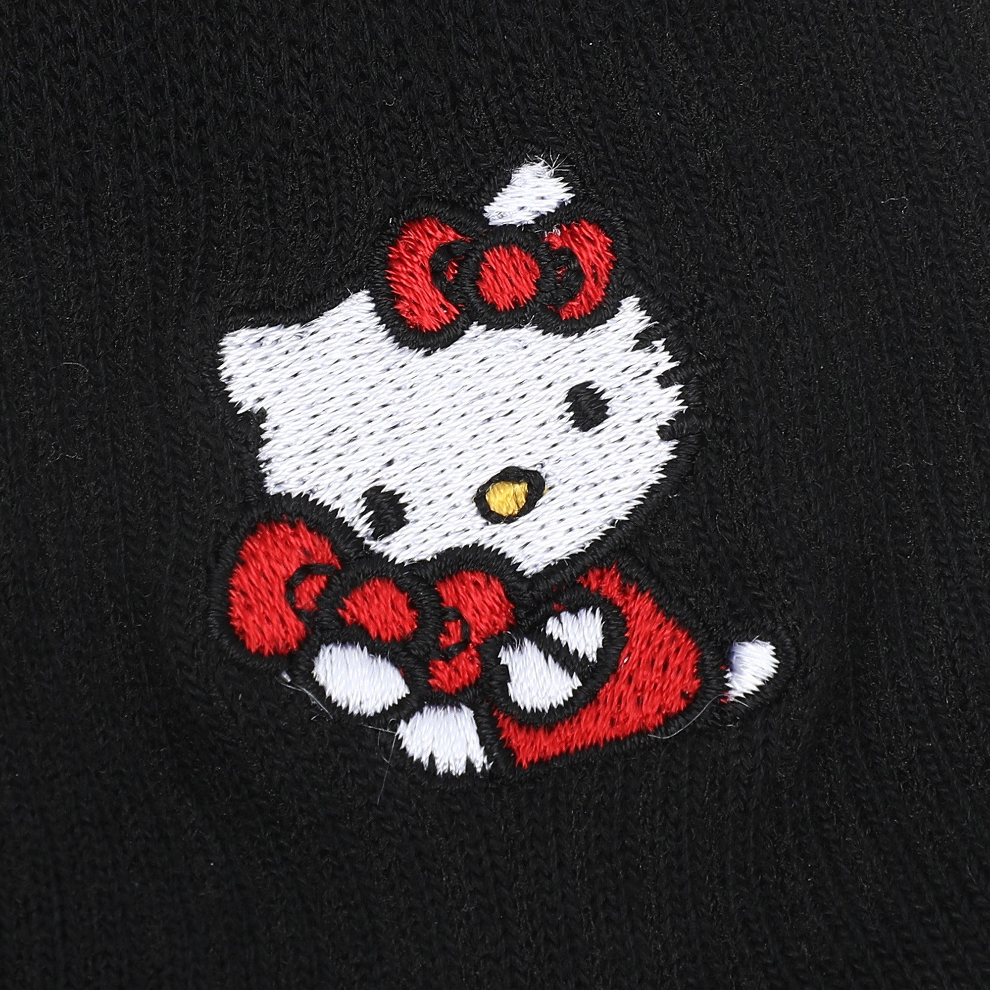 Hello Kitty Character Art Women’s 4-Pair Pack Ruffle Cuff Quarter Crew Socks