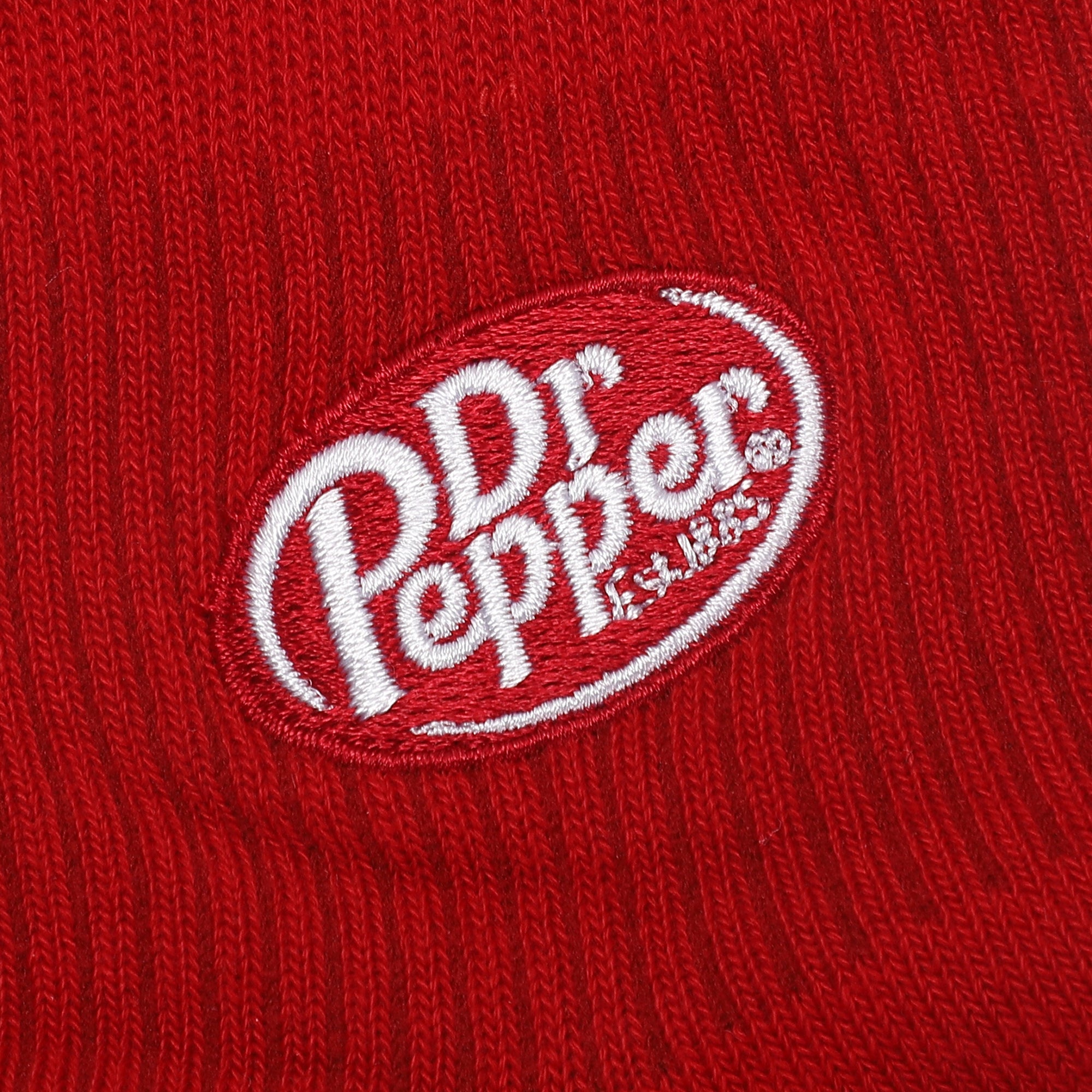 Dr Pepper Classic Logo Women’s Quarter Crew Ruffle Socks (Pack of 4)