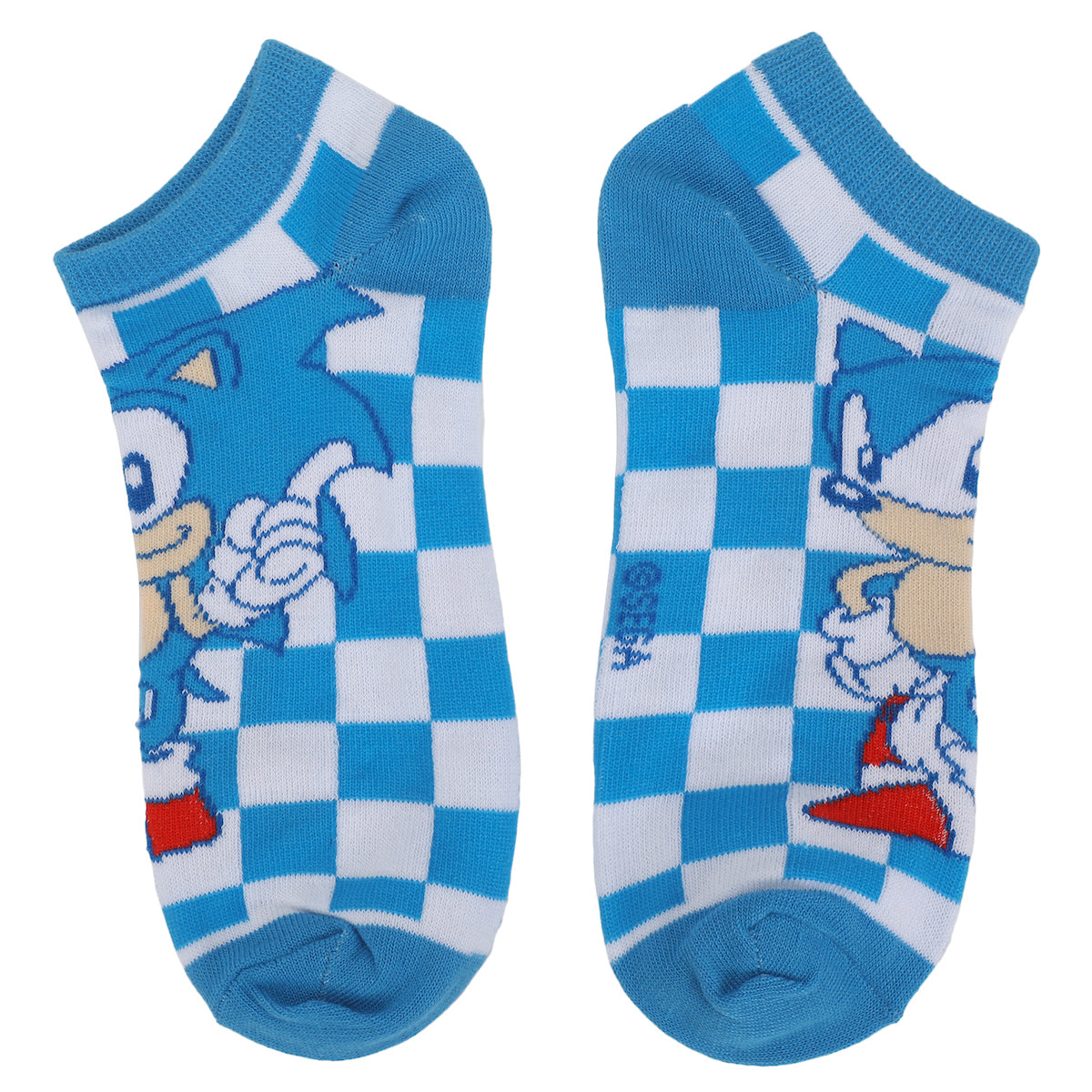 Sonic The Hedgehog Characters Women's 5-Pair Ankle Socks