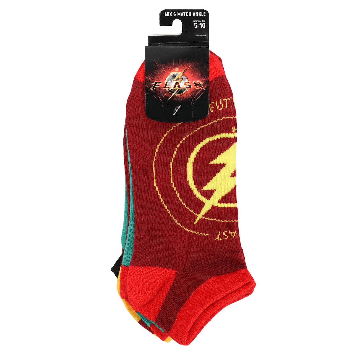 Flash Movie Logo 5-Pack Women's Ankle Socks