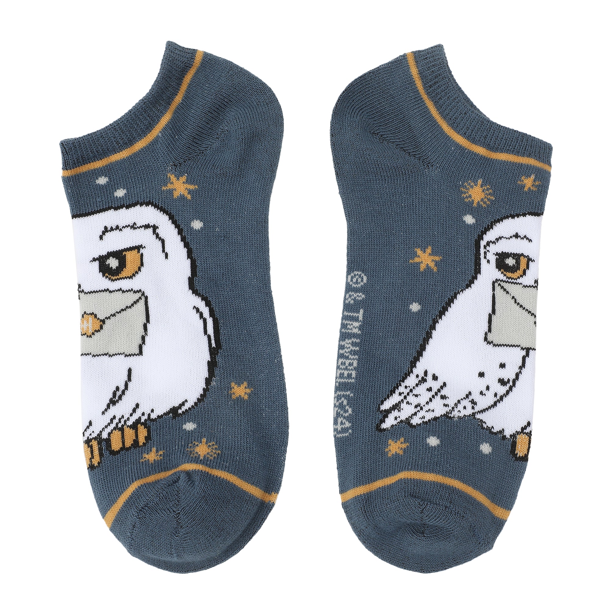 Harry Potter Hogwarts Letter Women's 5-Pair Ankle Socks-OSFA