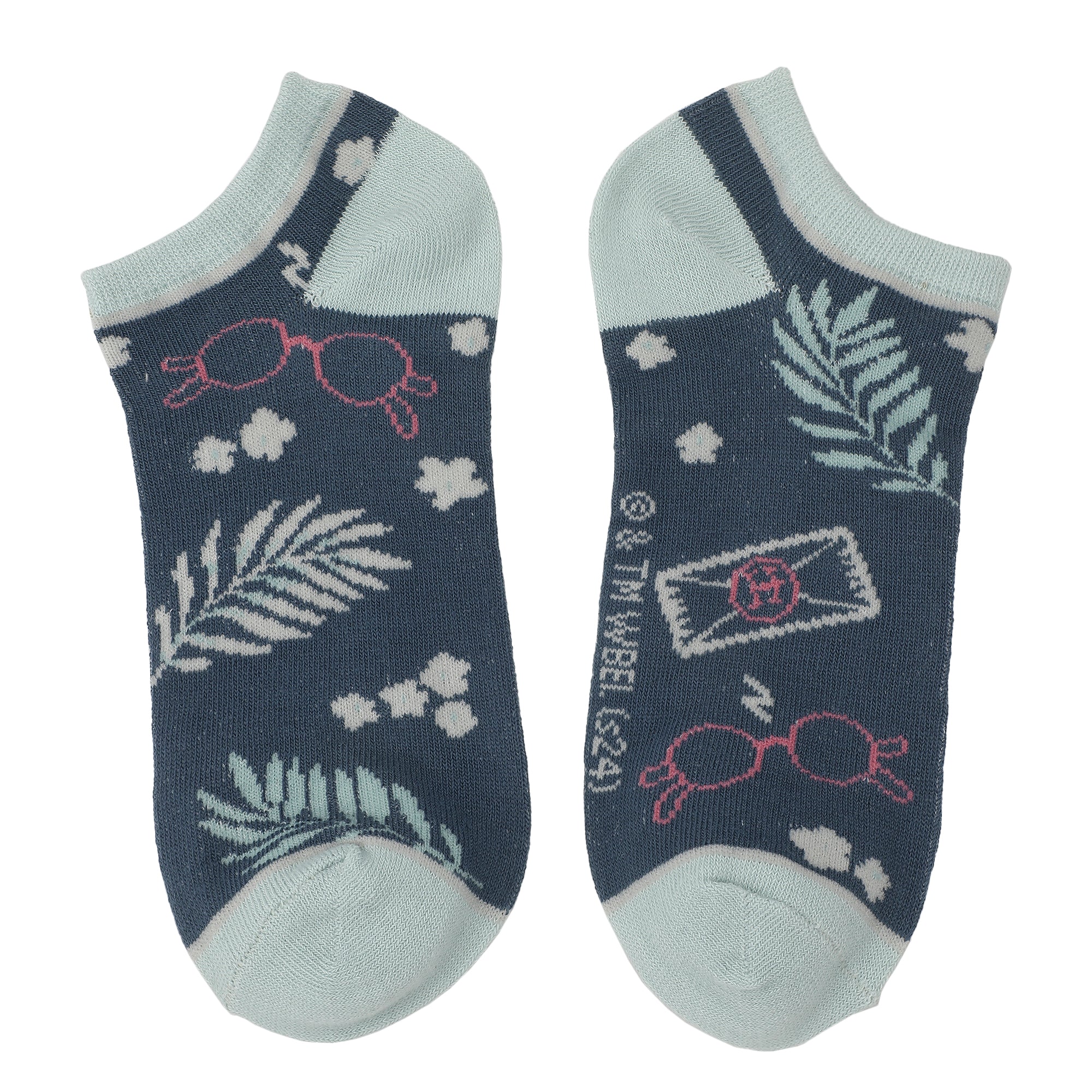 Harry Potter Hogwarts Letter Women's 5-Pair Ankle Socks-OSFA