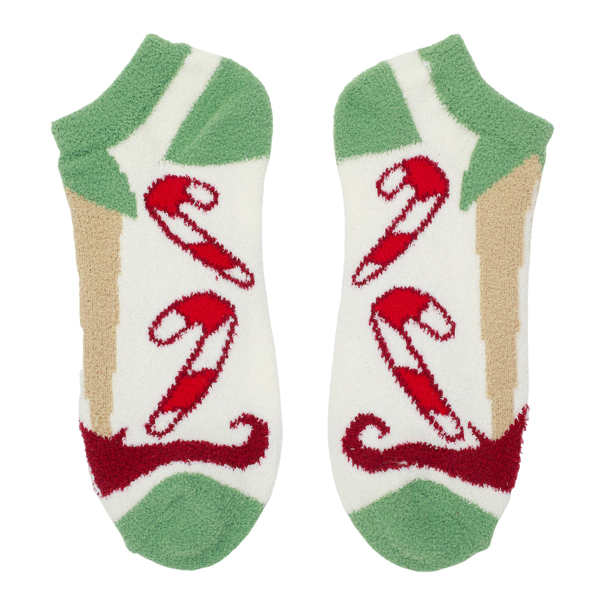 Adult Elf Movie Ankle Socks 3-Pack - Festive Loungewear for Elf Enthusiasts