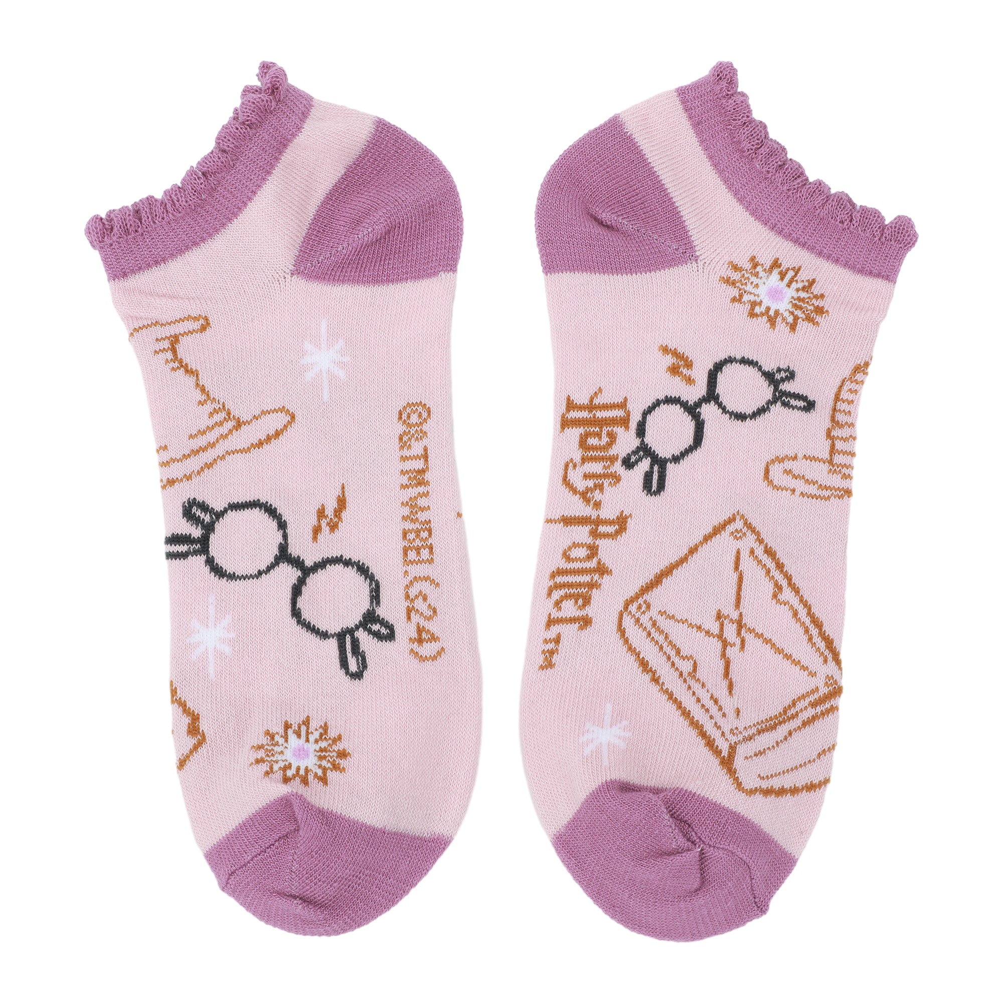 Harry Potter Icons Women's 5-Pair Ankle Socks