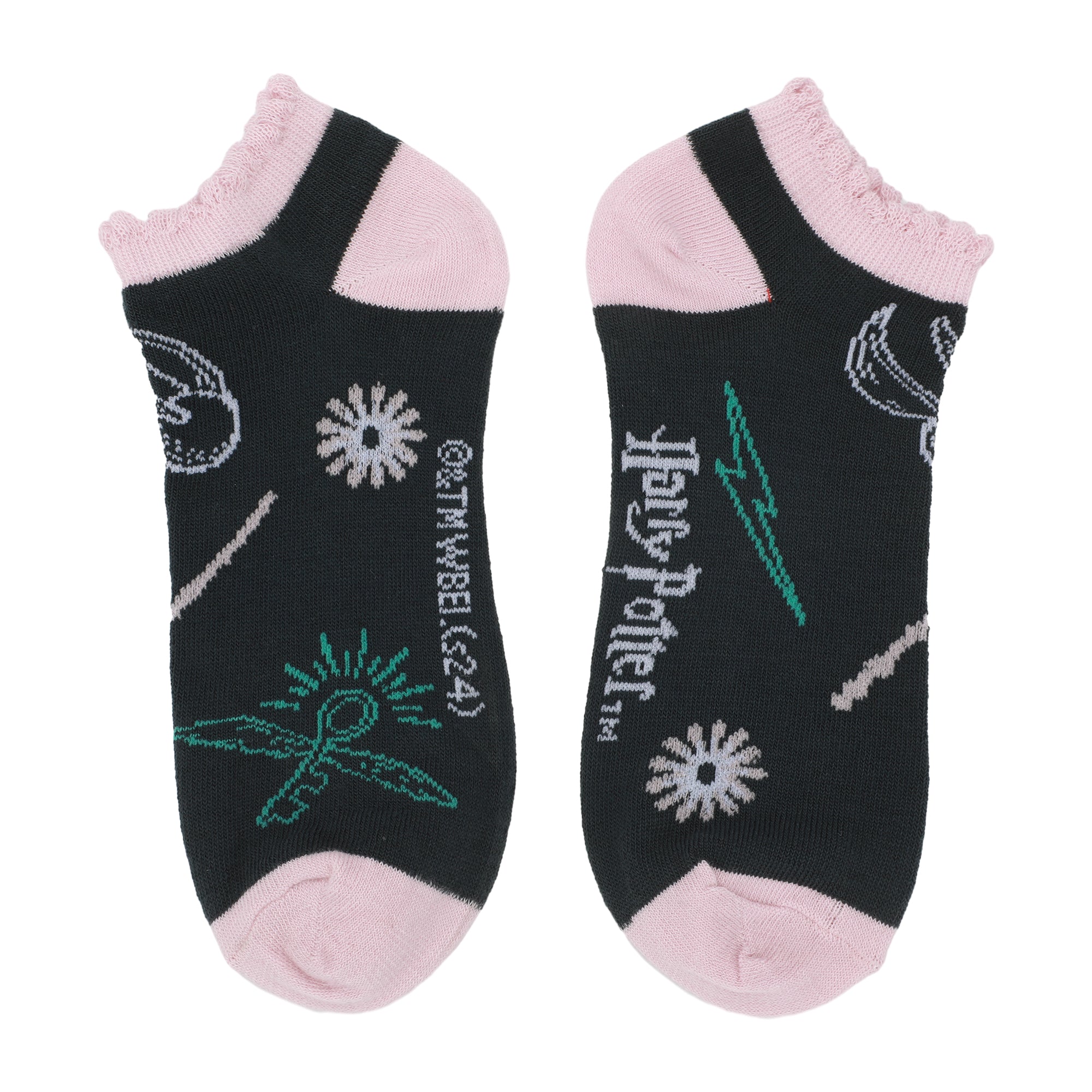 Harry Potter Icons Women's 5-Pair Ankle Socks