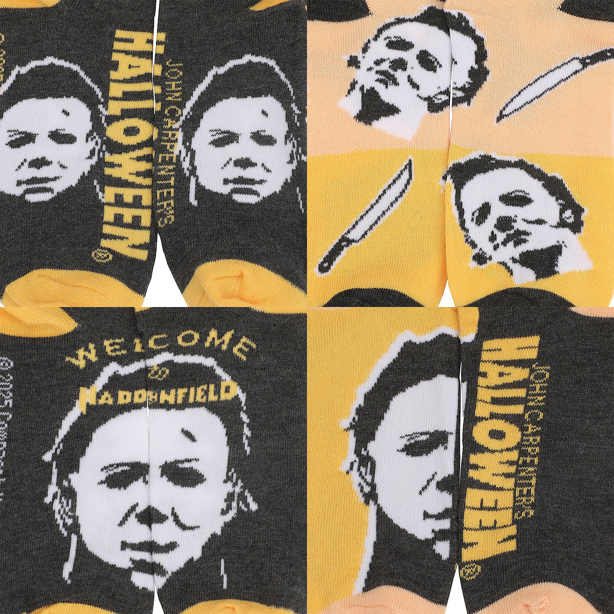 John Carpenter'S Logo & Mask Icon Halloween Womens Ankle Sock 5 Pack