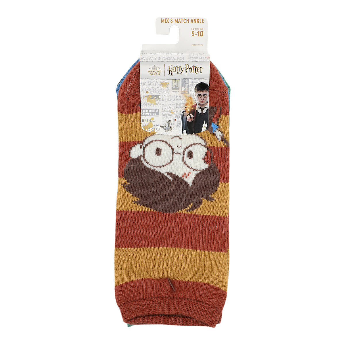 Harry Potter Chibi Characters Women's 5-Pair Ankle Socks