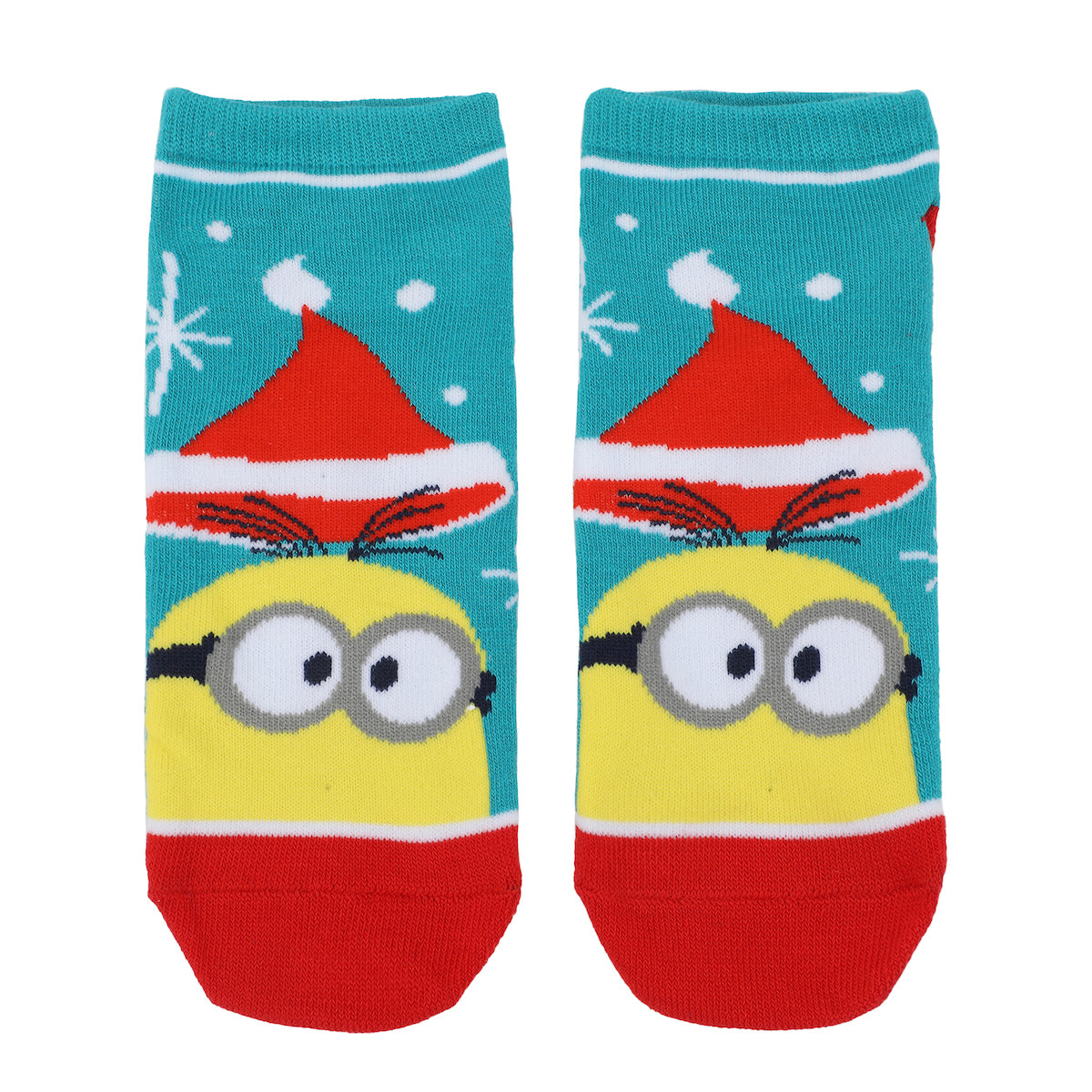 Despicable Me Christmas Minions Women's 5-Pair Ankle Socks
