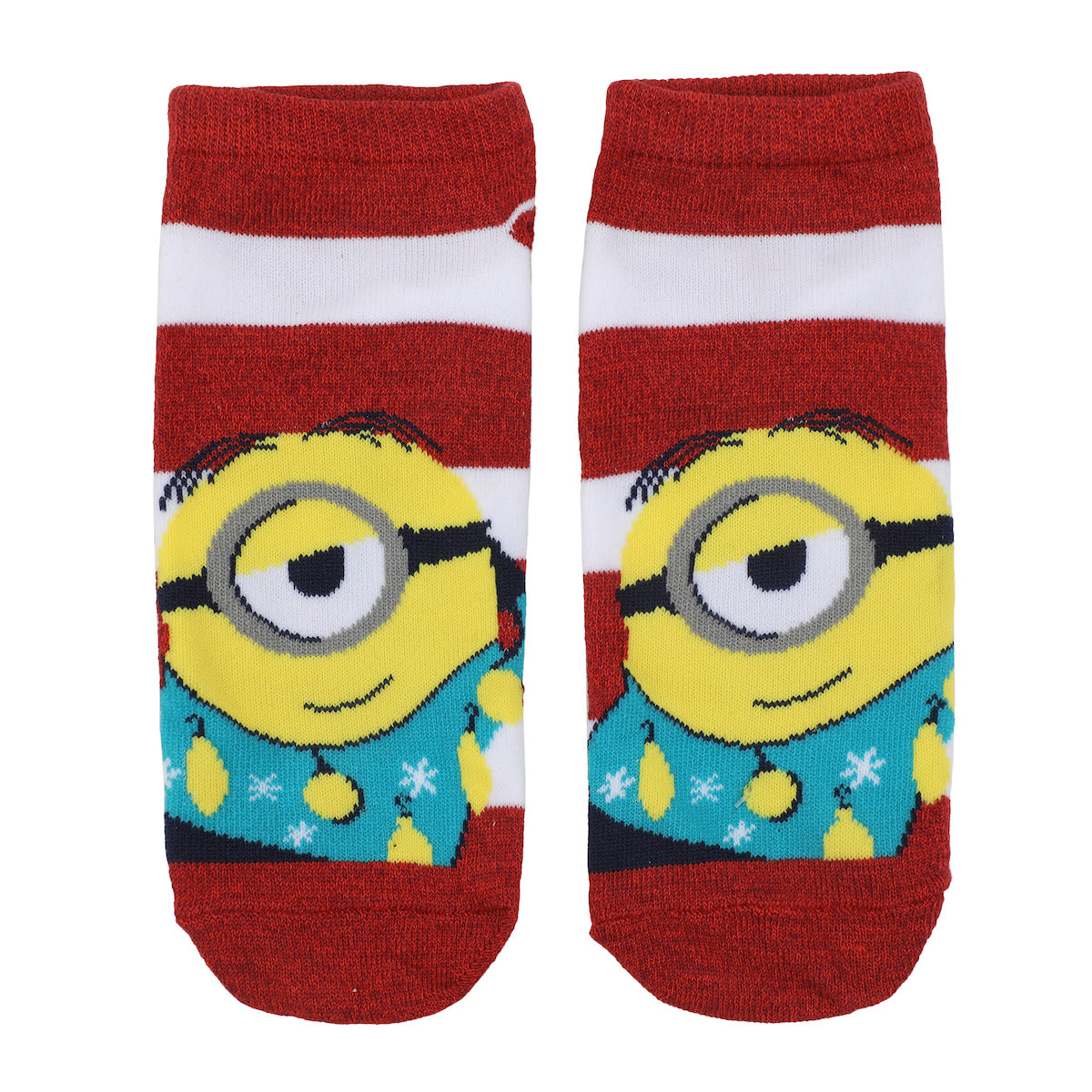 Despicable Me Christmas Minions Women's 5-Pair Ankle Socks
