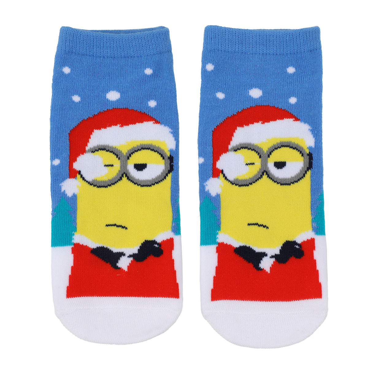 Despicable Me Christmas Minions Women's 5-Pair Ankle Socks