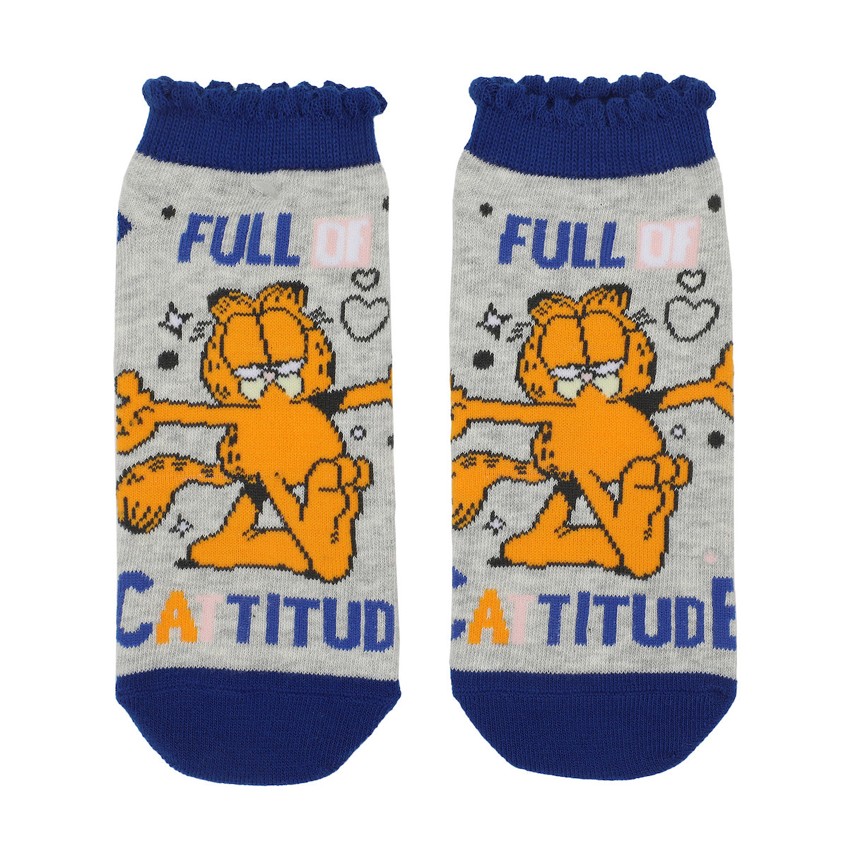 Garfield Cattitude Women's 5-Pair Ankle Socks
