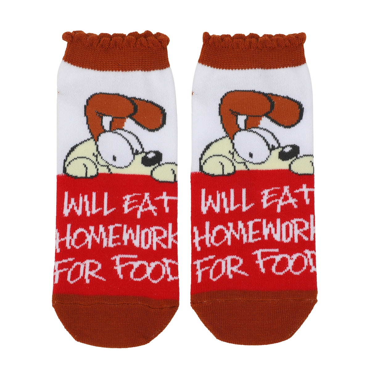 Garfield Cattitude Women's 5-Pair Ankle Socks