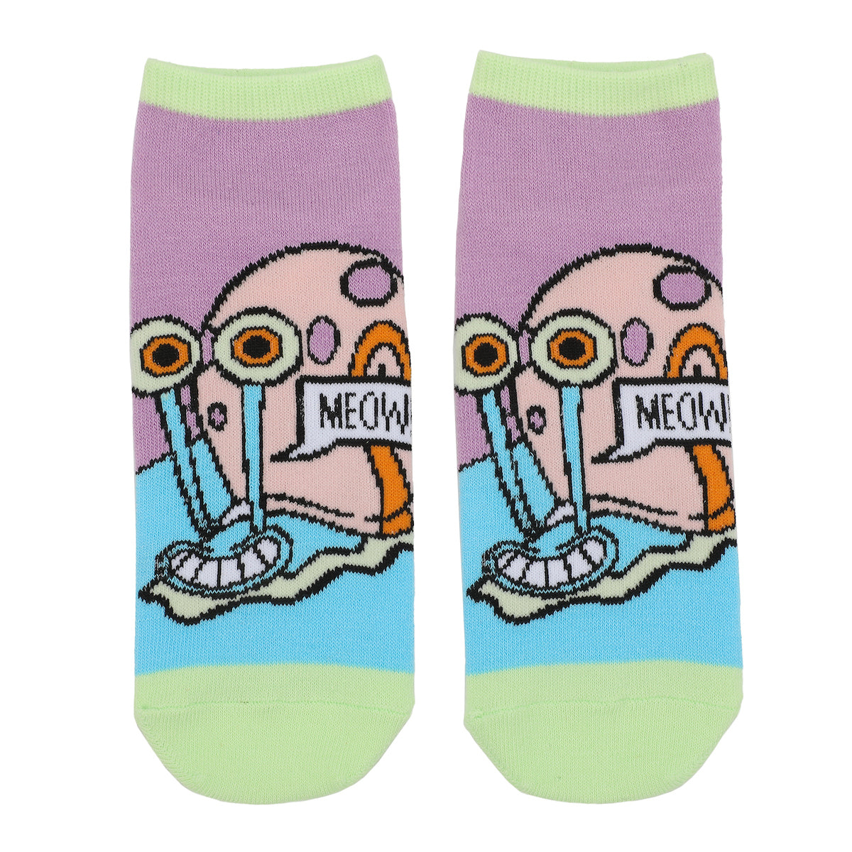 Spongebob Squarepants Character Art Women's 5-Pair Ankle Socks