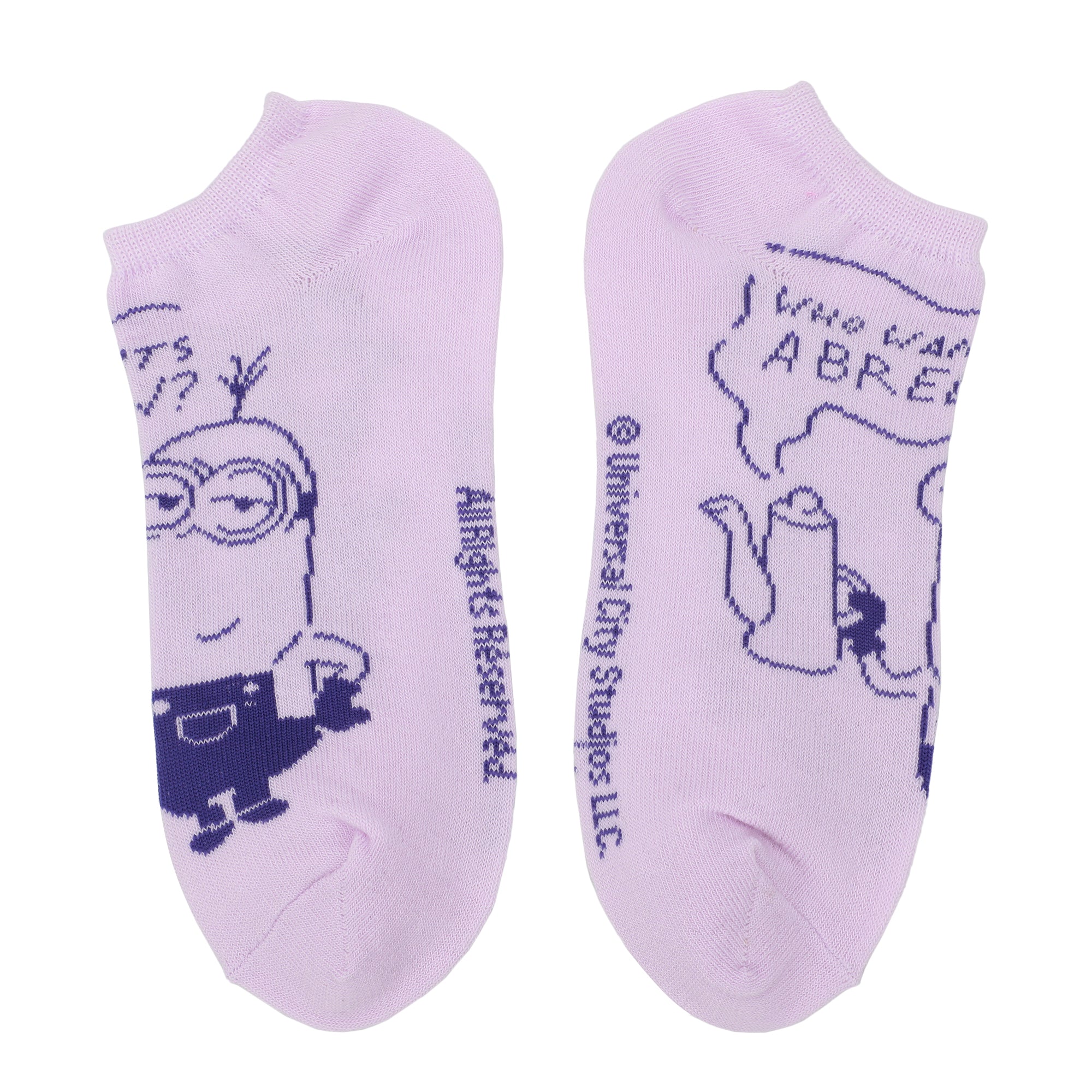 Despicable Me Minions Coffee Break Women's 5-Pair Ankle Socks
