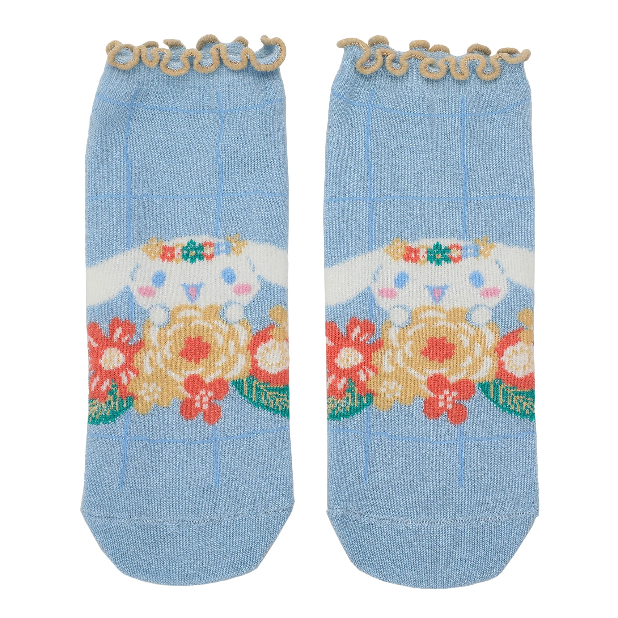 Hello Kitty & Friends Floral Character Art 5-Pair Women's Ankle Socks