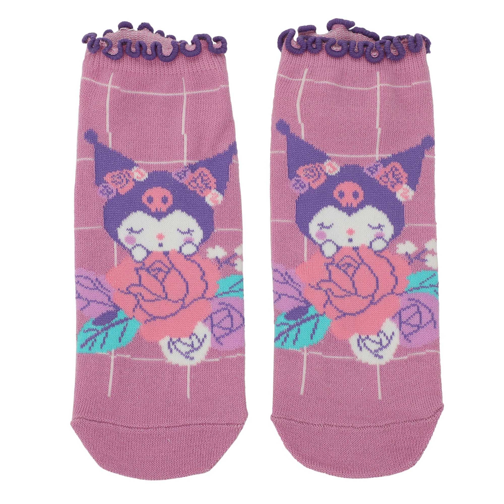 Hello Kitty & Friends Floral Character Art 5-Pair Women's Ankle Socks