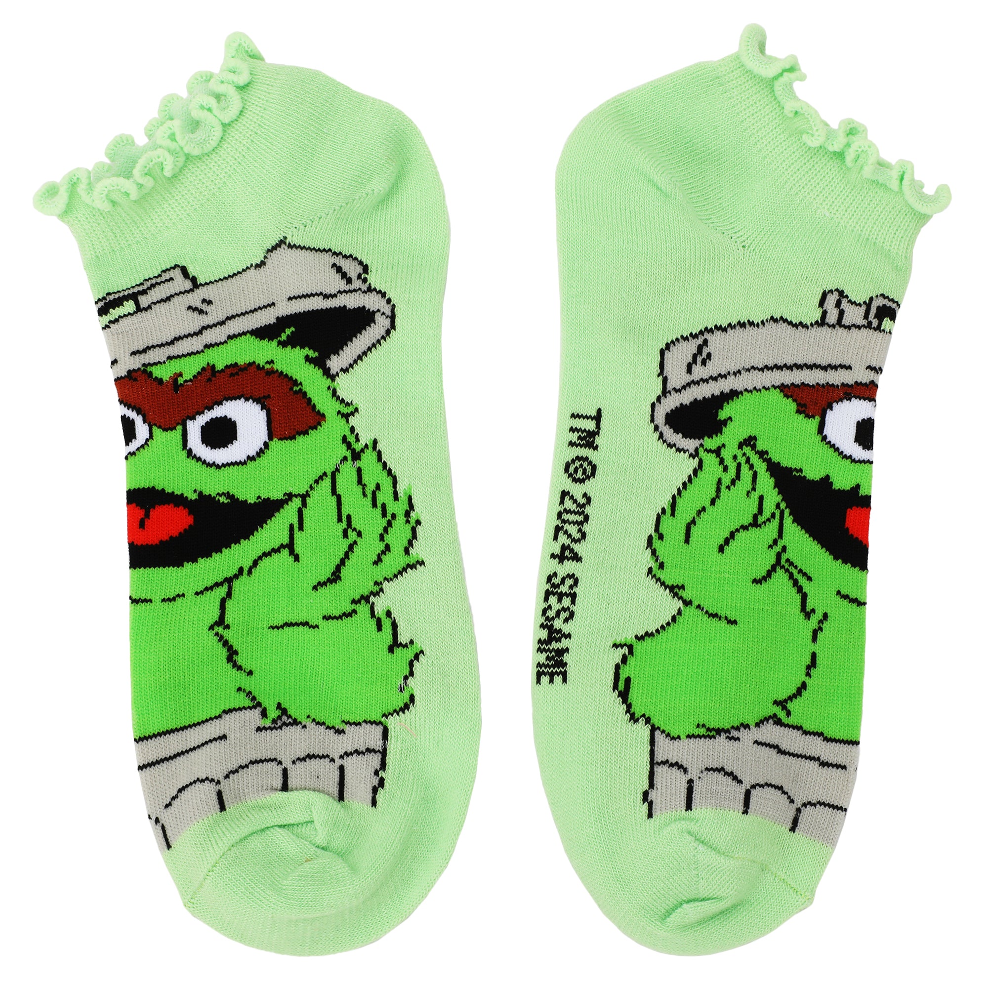 Sesame Street Characters & Logo Women's 5-Pair Ankle Socks-OSFA