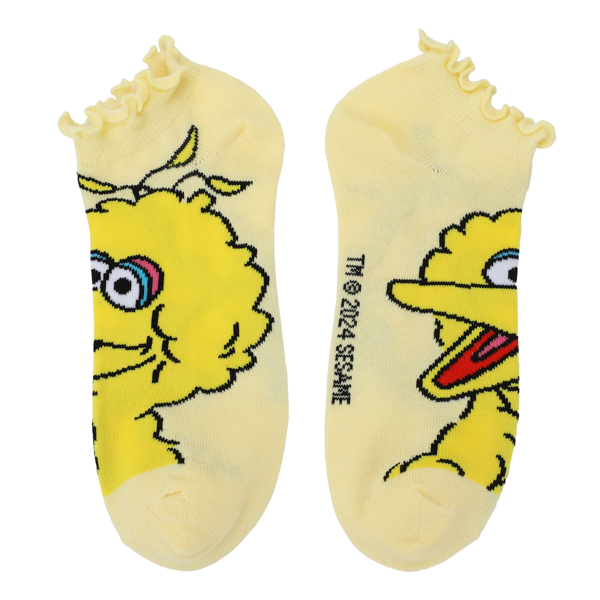 Sesame Street Characters & Logo Women's 5-Pair Ankle Socks-OSFA