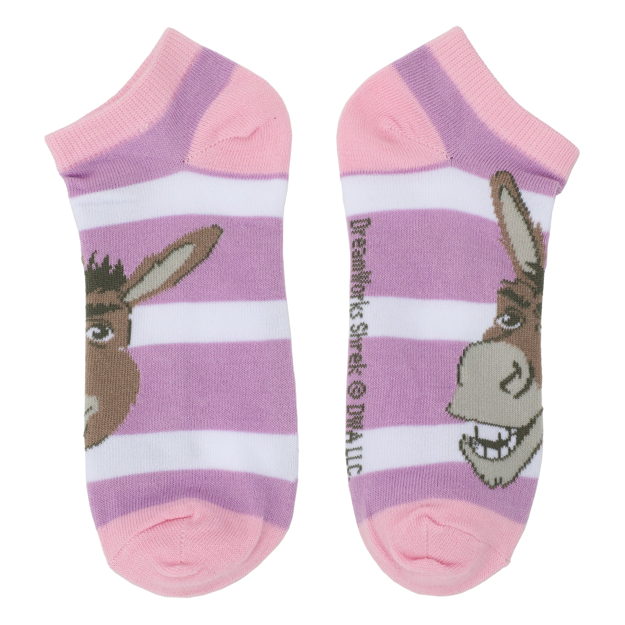 Shrek & Friends Women's 5-Pair Ankle Socks-OSFA