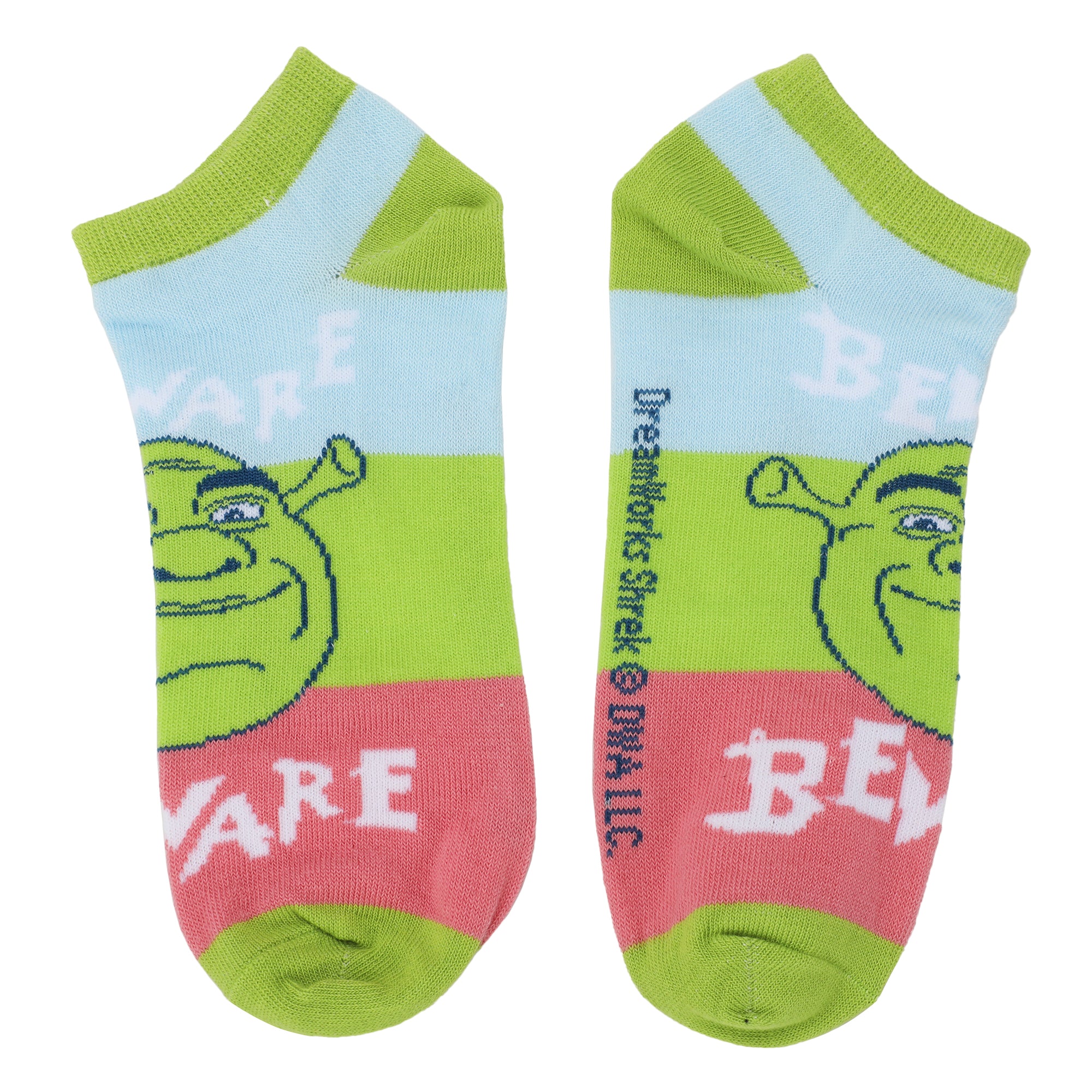 Shrek & Friends Women's 5-Pair Ankle Socks-OSFA