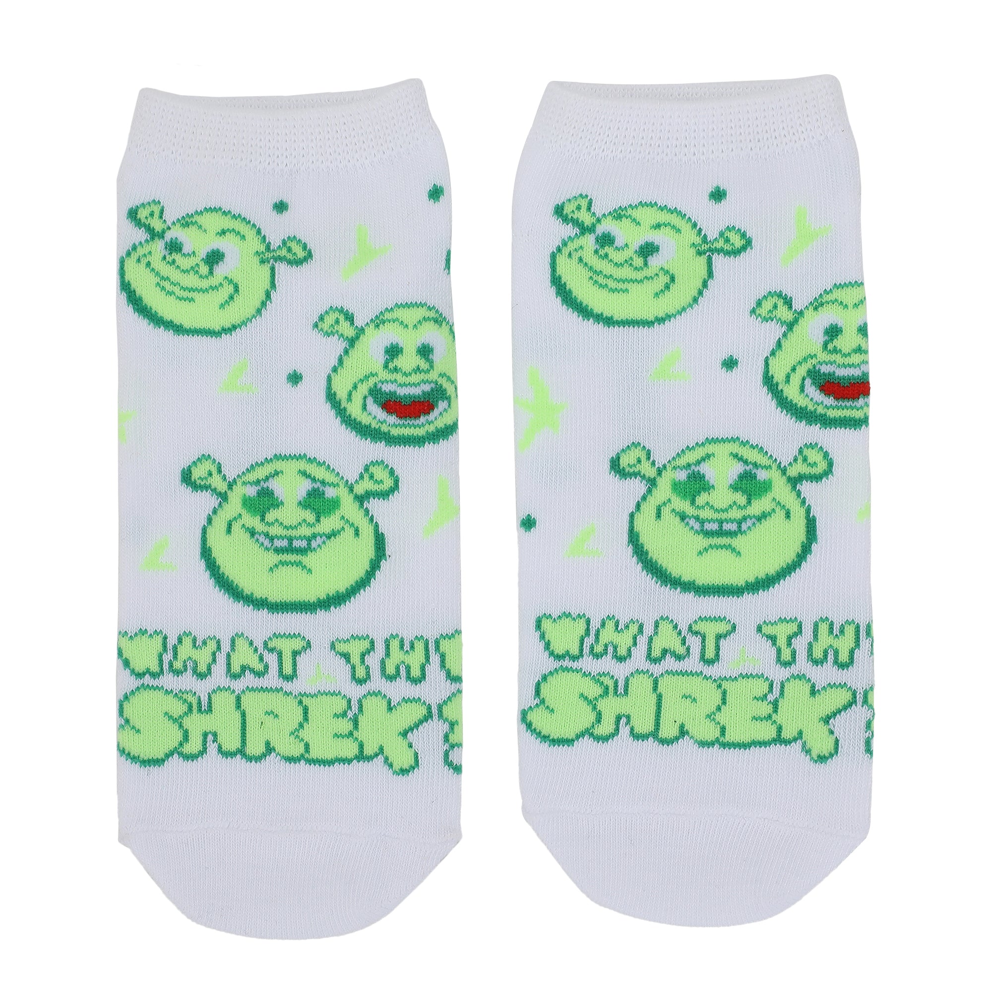 Shrek What The Shrek? Character Art Women's 5-Pair Ankle Socks