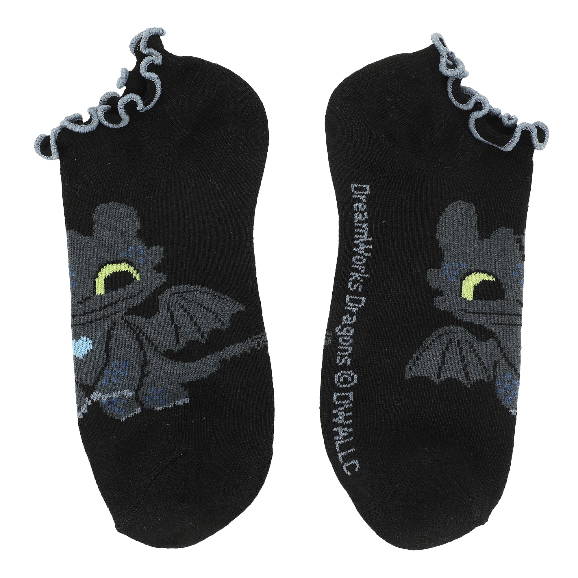 How To Train Your Dragon Toothless Character Art Women's 5-Pair Ankle Socks
