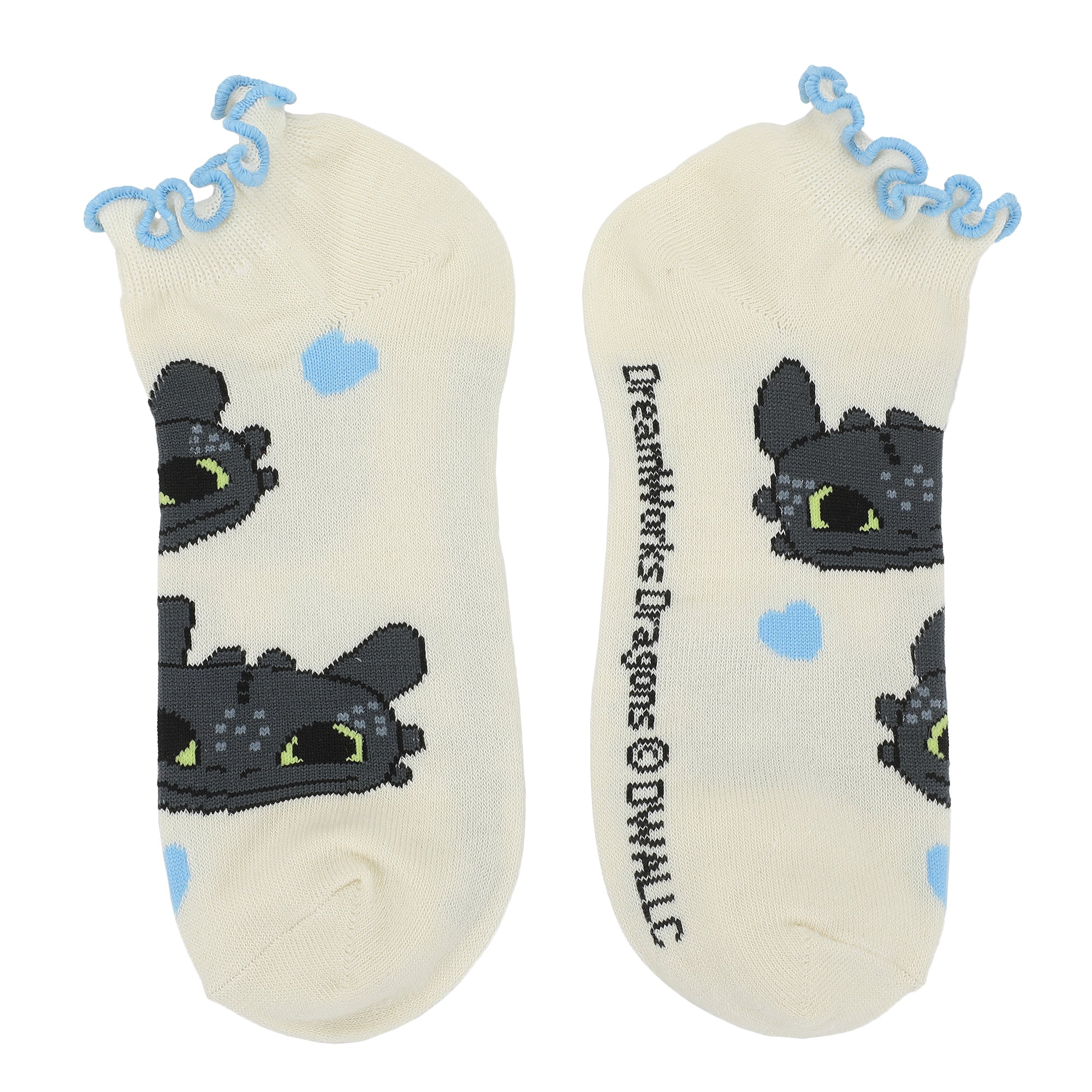 How To Train Your Dragon Toothless Character Art Women's 5-Pair Ankle Socks