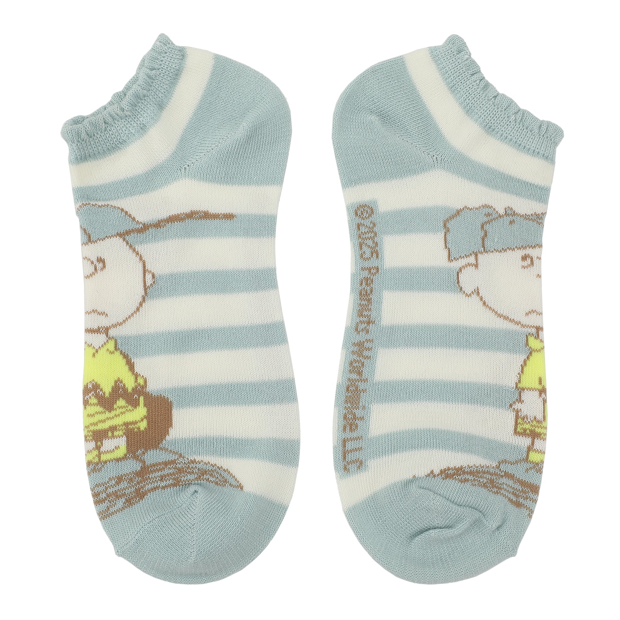 Peanuts Snoopy Character Art Women's 5-Pair Pack Ankle Socks