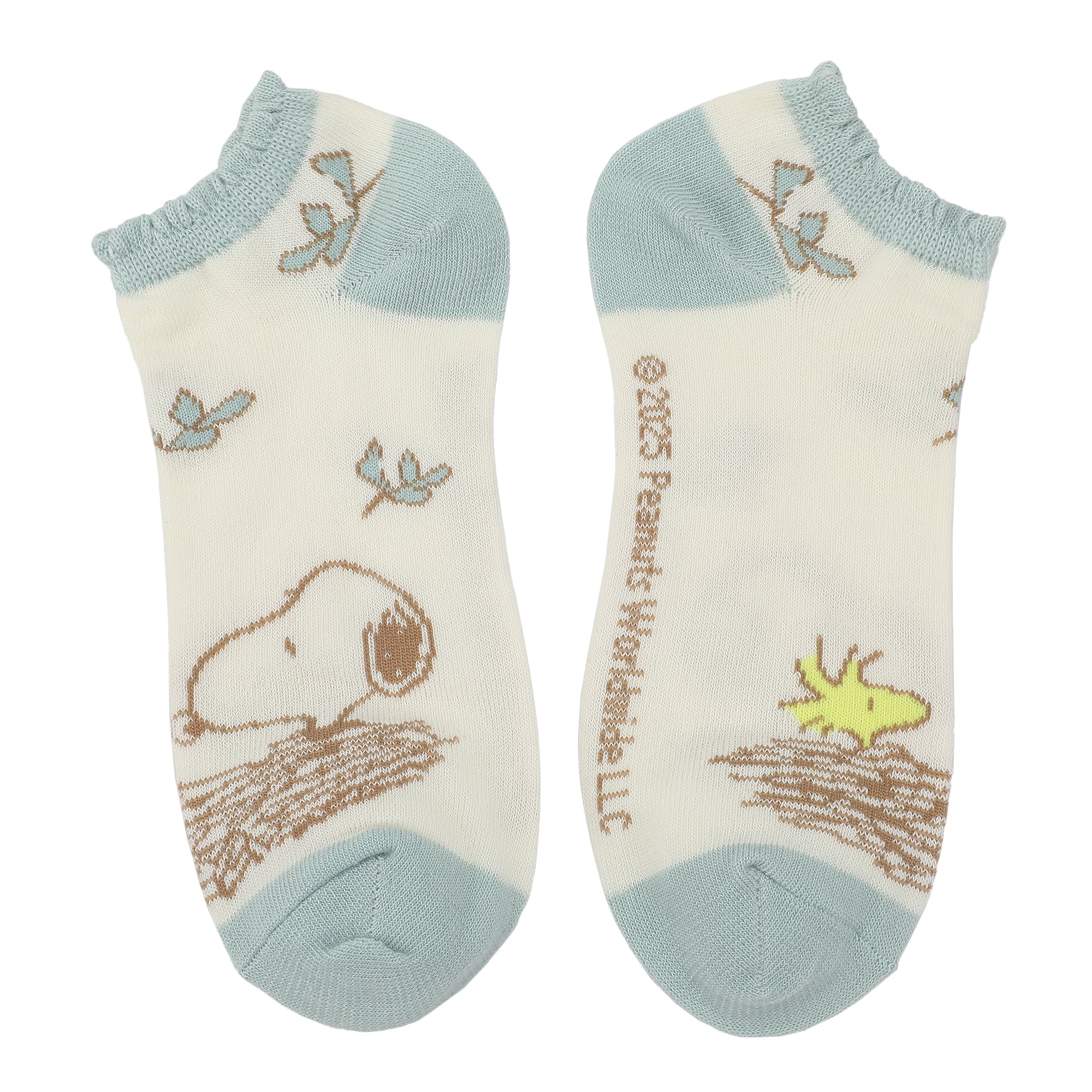 Peanuts Snoopy Character Art Women's 5-Pair Pack Ankle Socks