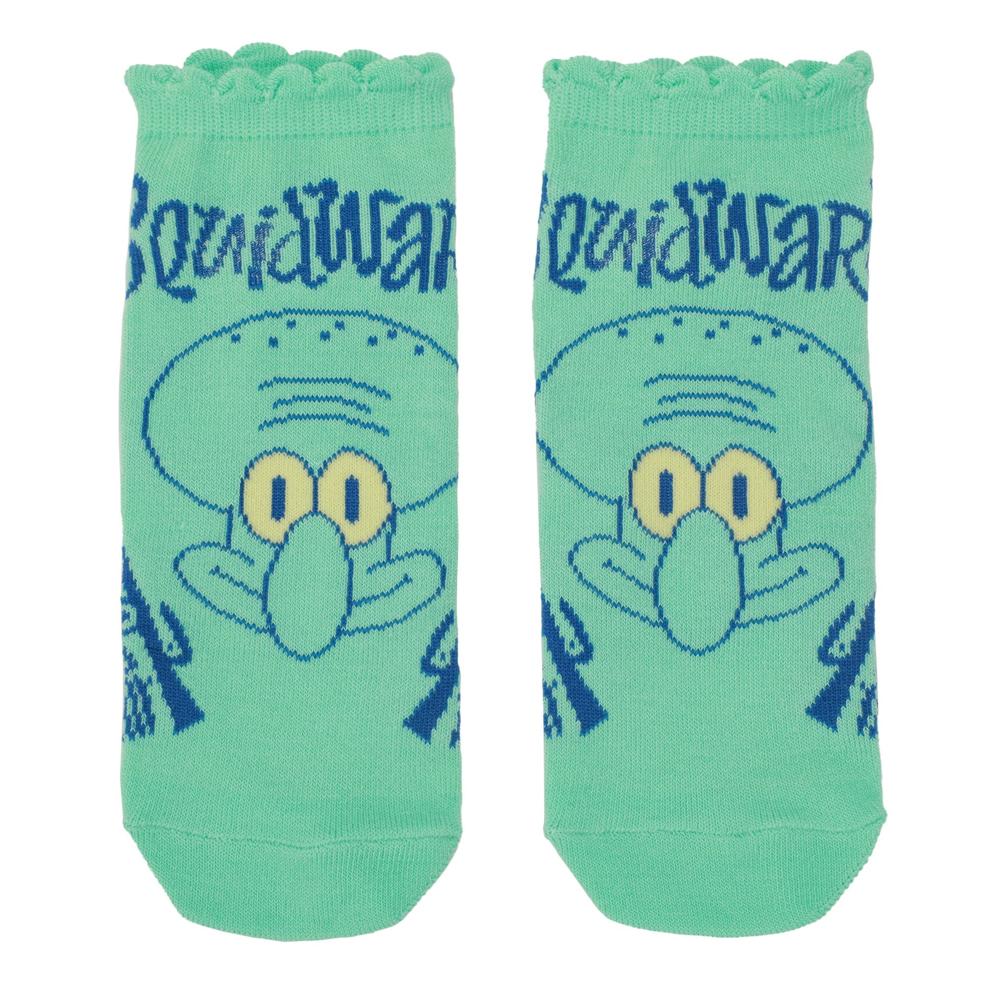 Spongebob Squarepants Character Art Women's 5-Pair Ankle Socks