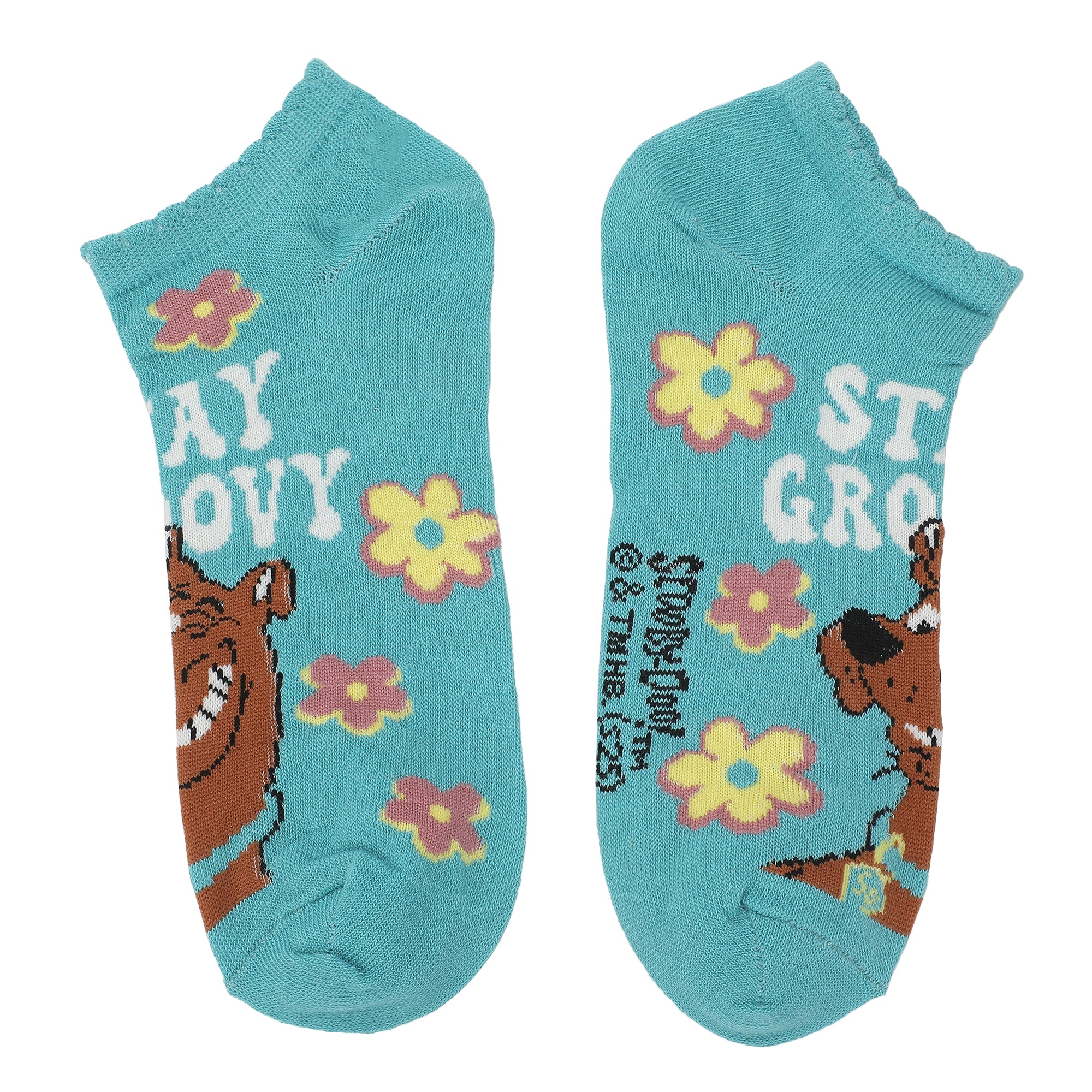 Scooby Doo Stay Groovy Women's 5-Pair Ankle Socks