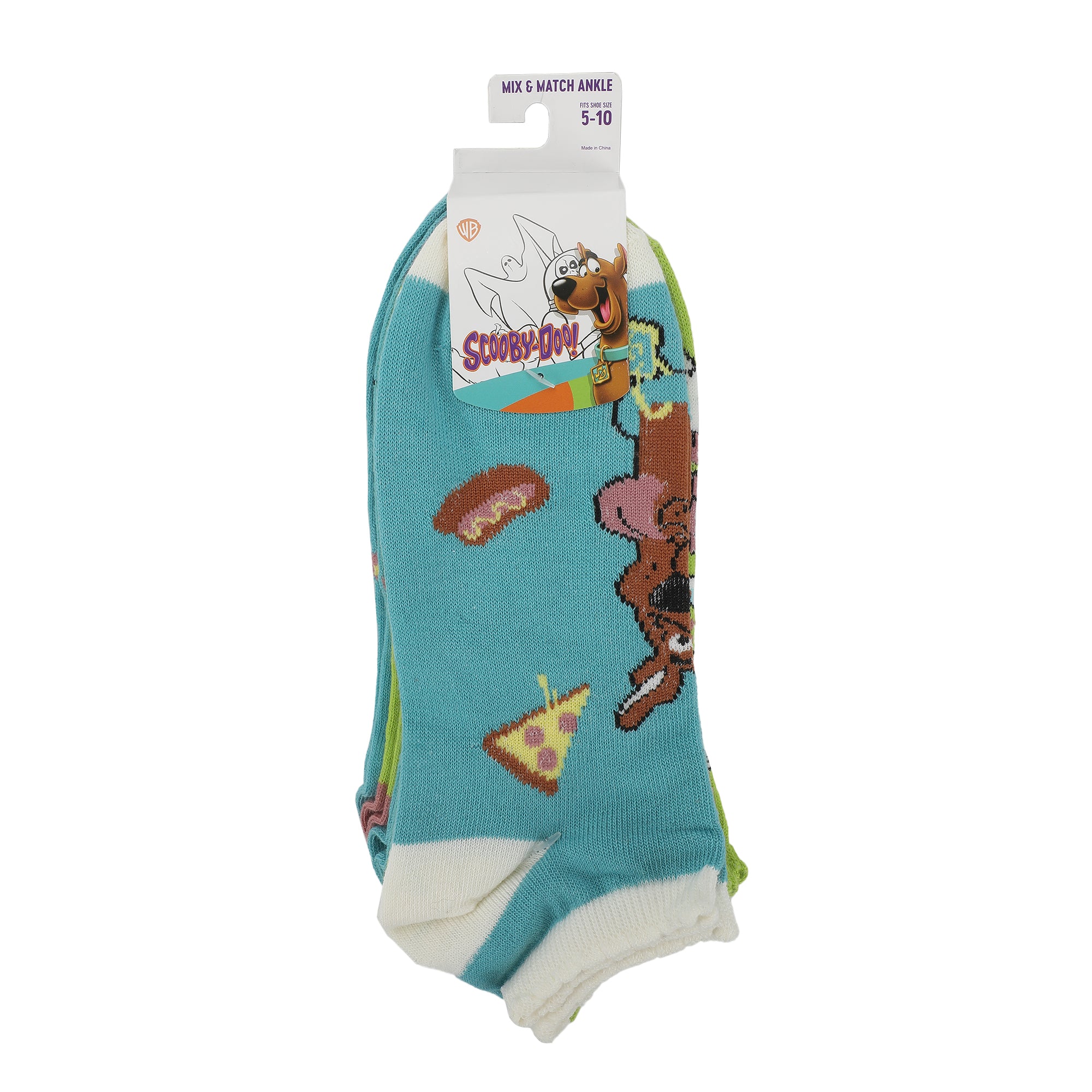 Scooby Doo Stay Groovy Women's 5-Pair Ankle Socks