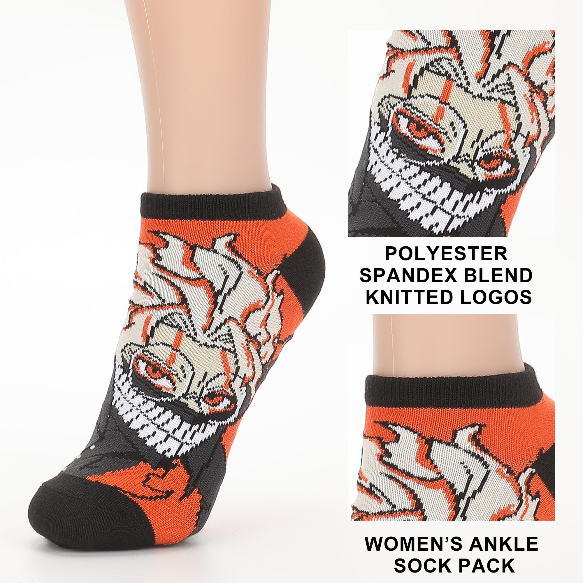 Dandadan Mix Characters Womens Ankle Socks 5 Pack