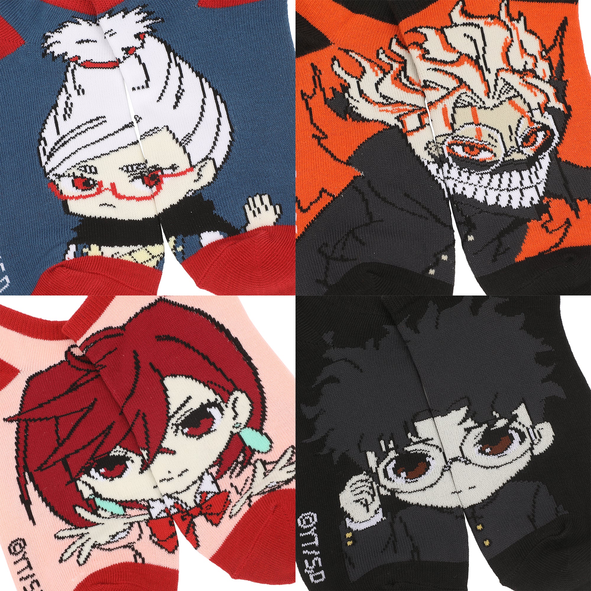 Dandadan Mix Characters Womens Ankle Socks 5 Pack