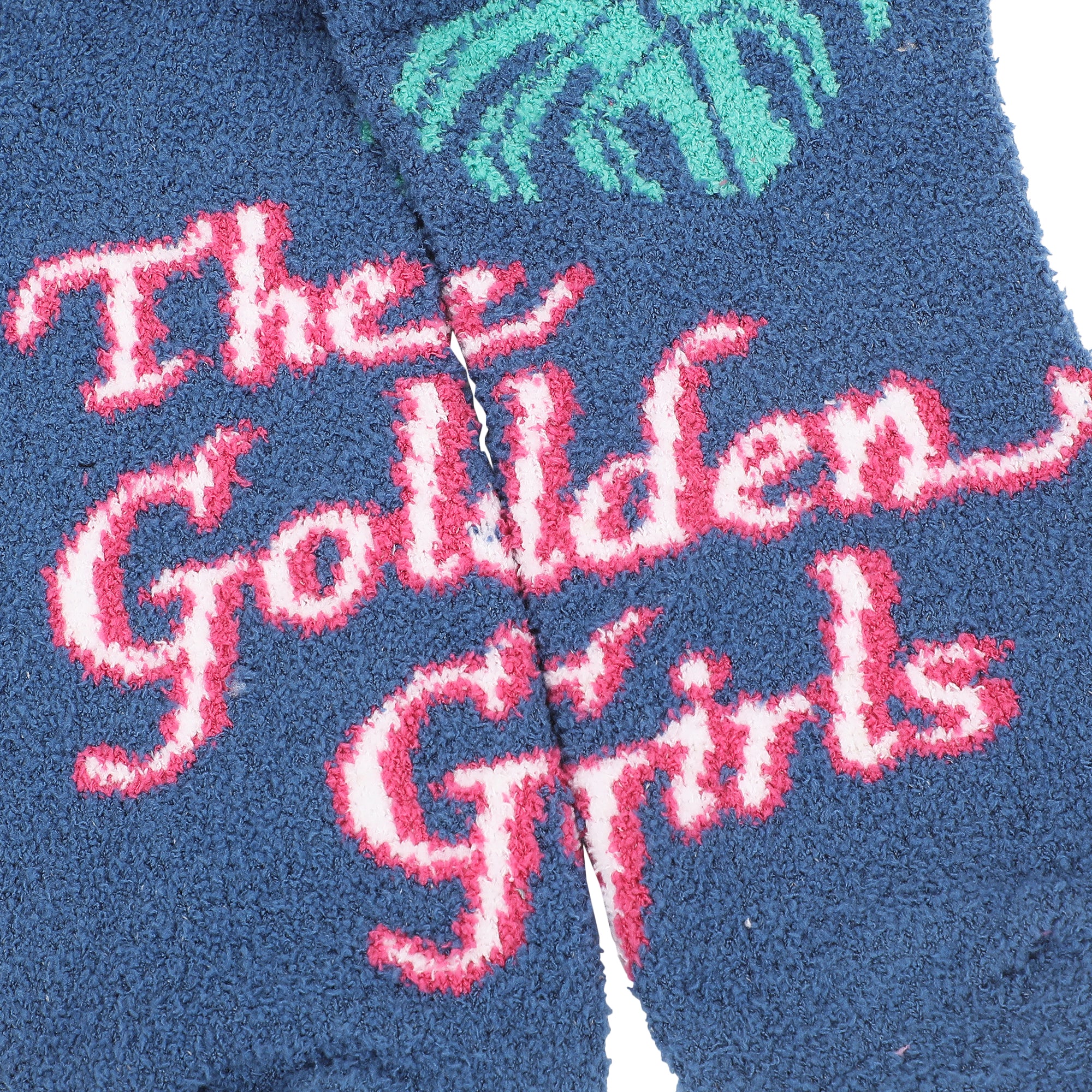 Golden Girls Chenille and Scallops Womens Cozy Ankle Socks 3 Packs