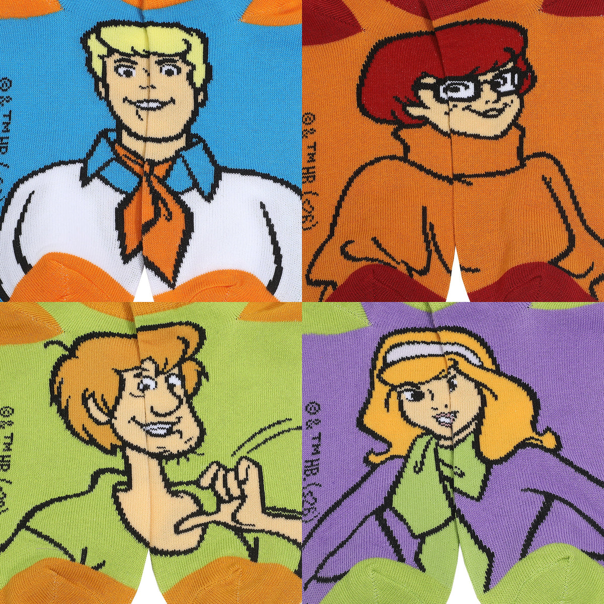 Scooby Doo Gang 5 Pack Ankle Socks for Women