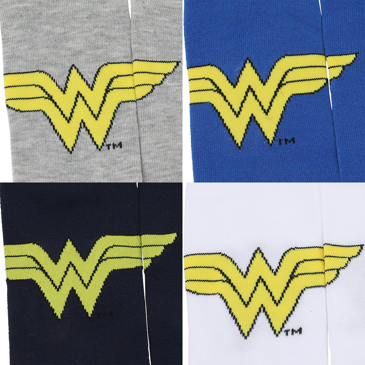 Wonder Woman Logo Women's 5-Pair Pack Ankle Socks