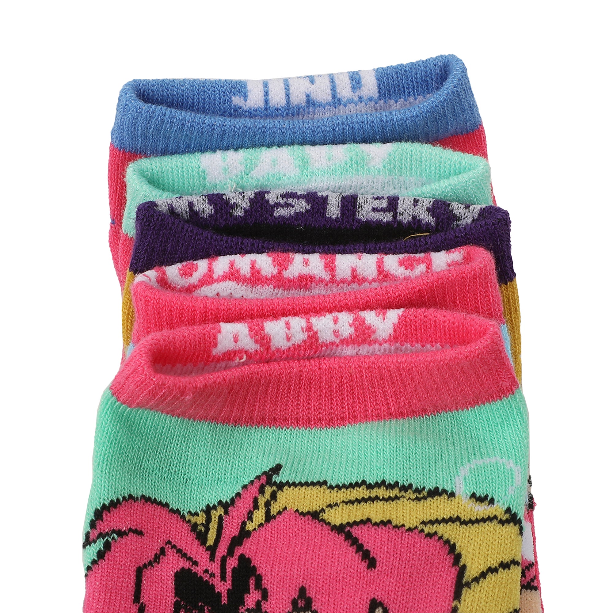 KPop Demon Hunters Saja Boys 5-Pair Pack Ankle Socks