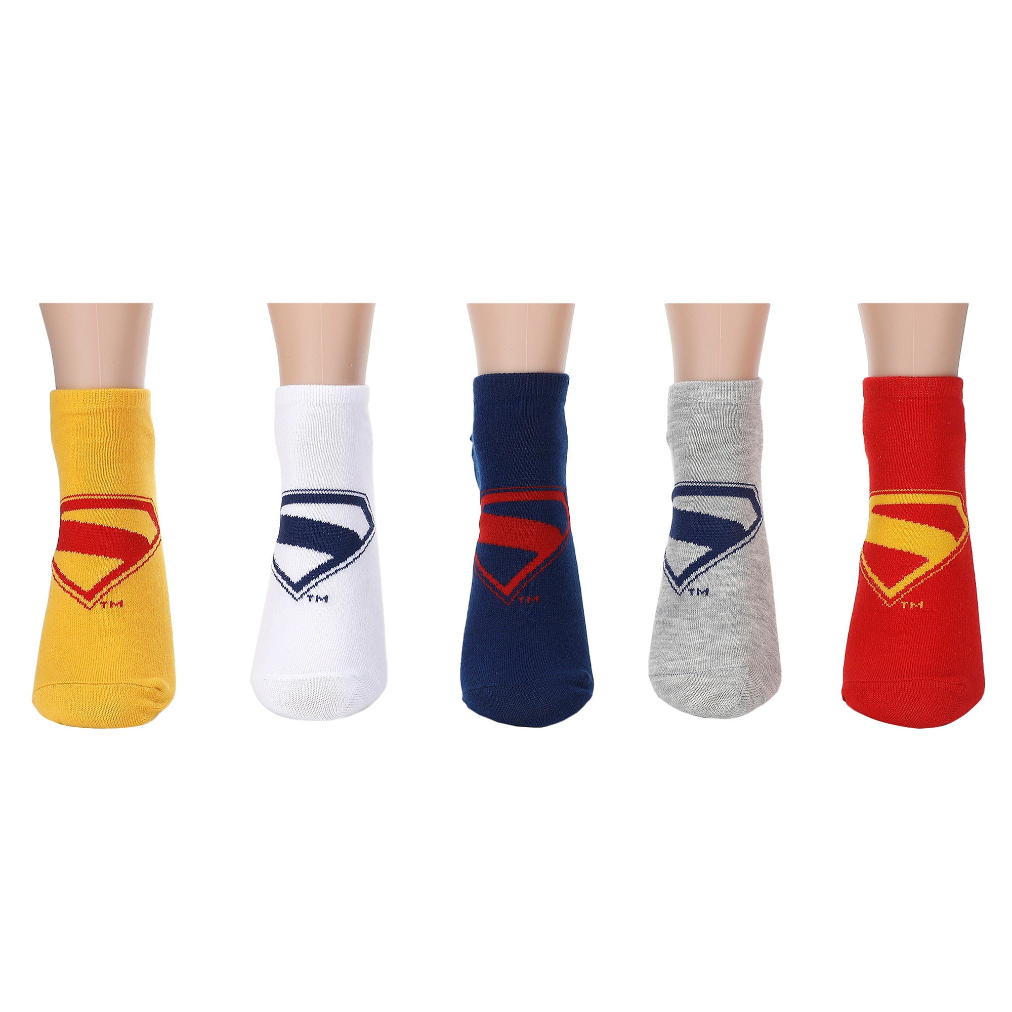 Supergirl Movie 2026 Logo Women’s 5-Pair Pack Ankle Socks